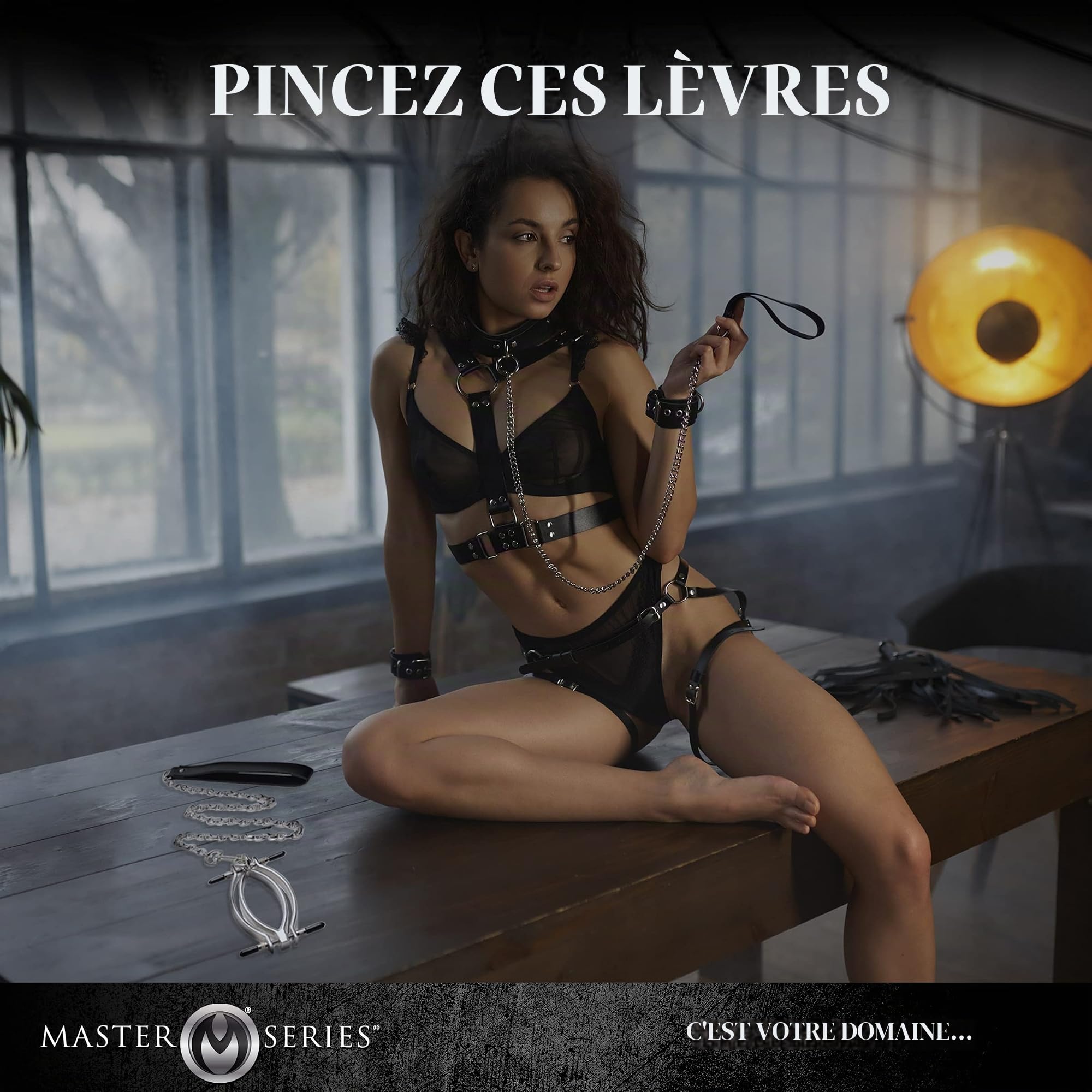 Pince Vagin réglable Pussy Tugger avec chaîne