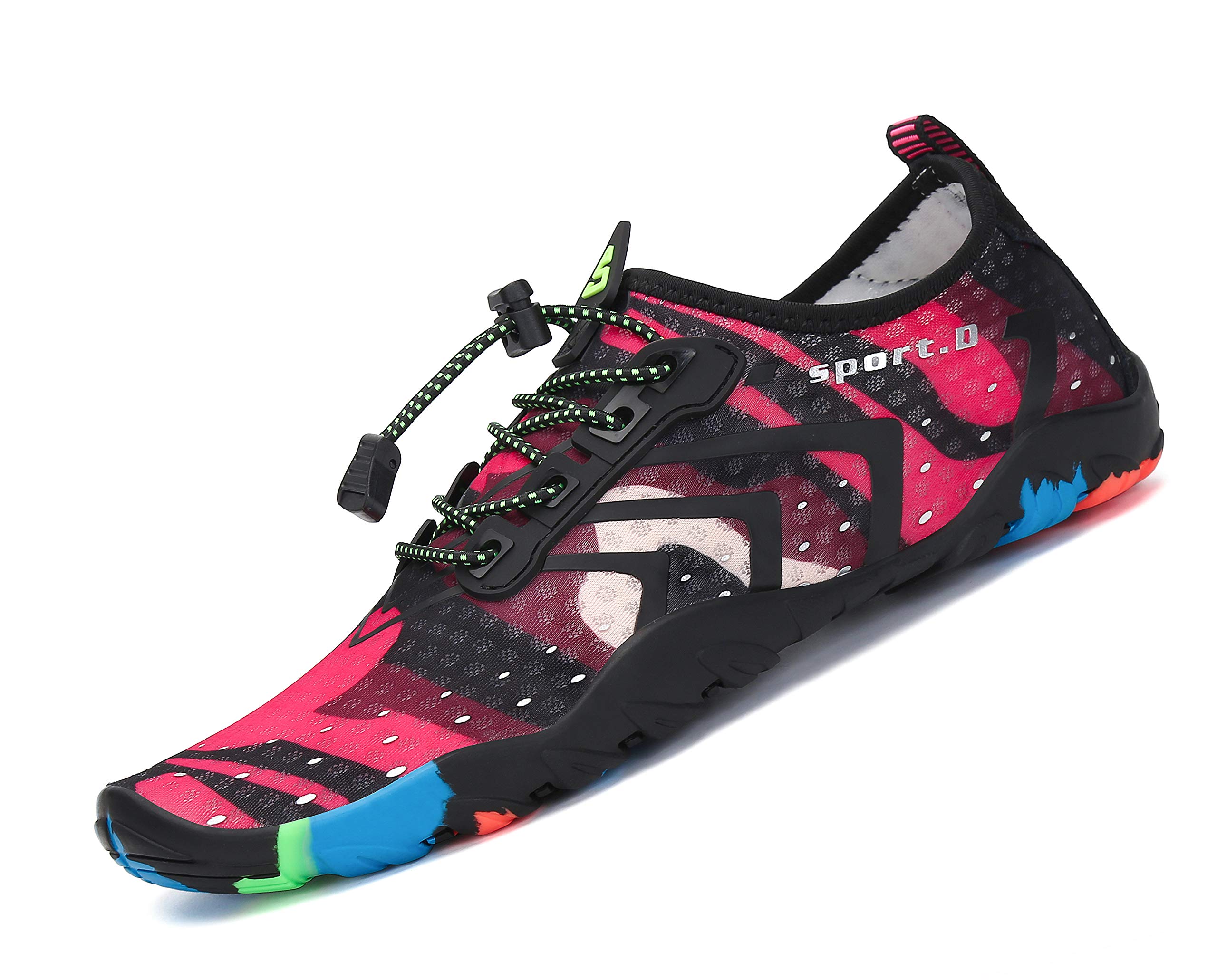 PASTAZA Zapatos de Agua para Buceo Snorkel Surf Piscina Playa Vela Mar Río Aqua Cycling Deportes Acuáticos Calzado de Natación Escarpines para Hombre Mujer Gris