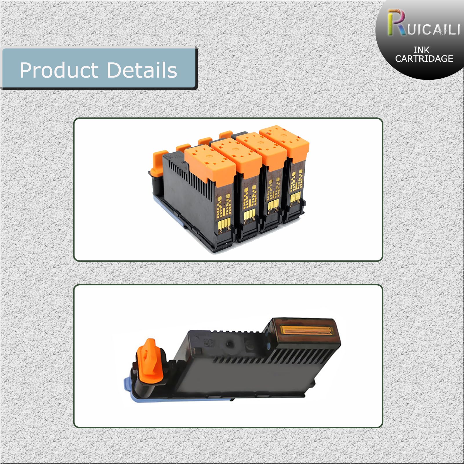 Print Head Compatible for HP 72 for HP72 Printhead Work with DesignJet T1100,T1200,T1100,T1100ps,T1120,T1120ps,T1200,T1300,T2300,T610,T620,T77990,T7999 0,T79 cm 5 (4, G/PBK,MBK/Y,M/C)