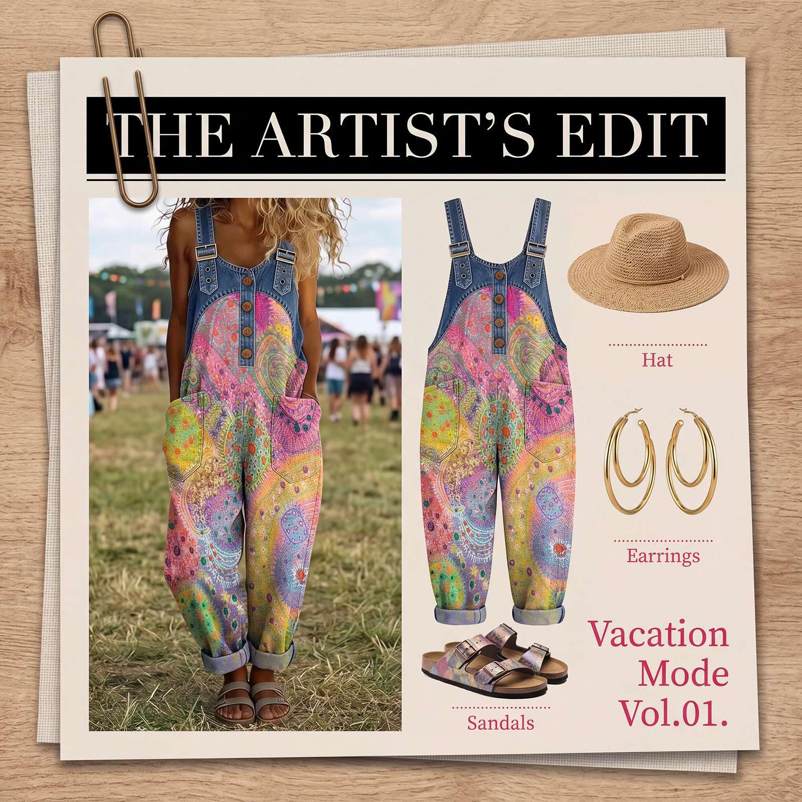 Genérico Mono Mujer Verano Bohemio Floral Petos Vaqueros Ajuste Holgado Pierna Ancha Overol Sin Mangas Elástico Peto Casual Overoles Tallas Grandes Cómodas Playa Con Bolsillos
