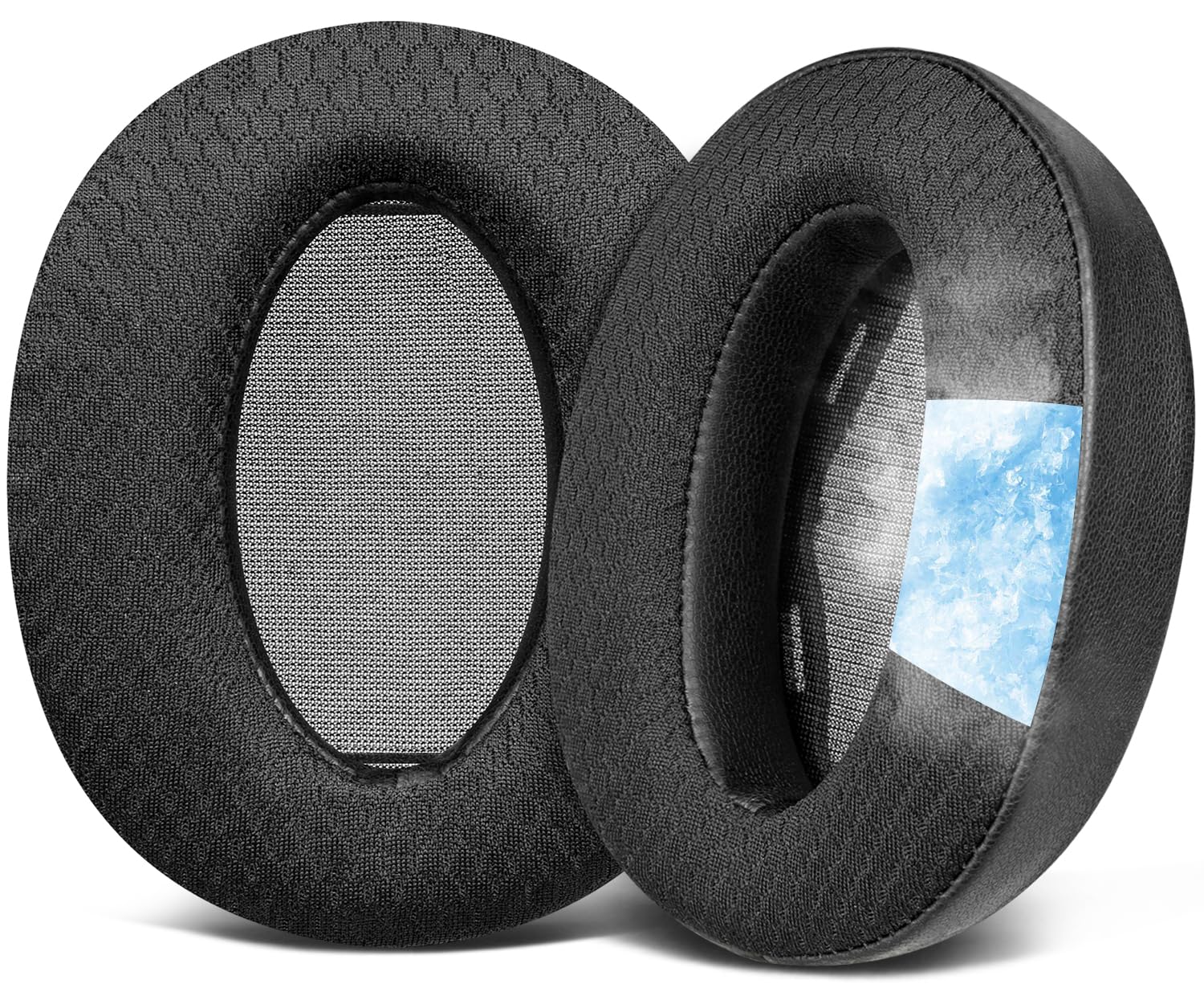 SOULWIT Cooling Gel Replacement Earpads for Sony WH-H910N H910 h.Ear on 3 Wireless Noise-Canceling Headphones, Ear Pads Cushions with Noise Isolation Foam - Black