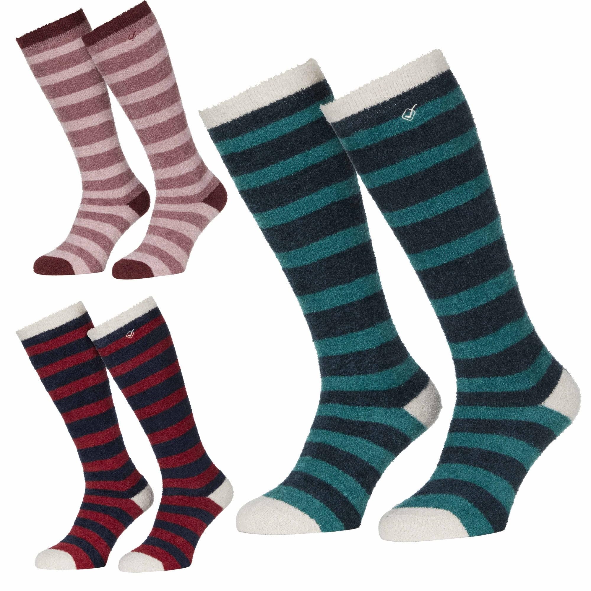 Lemieux Spruce Sophie Stripe Fluffies Childrens Socks