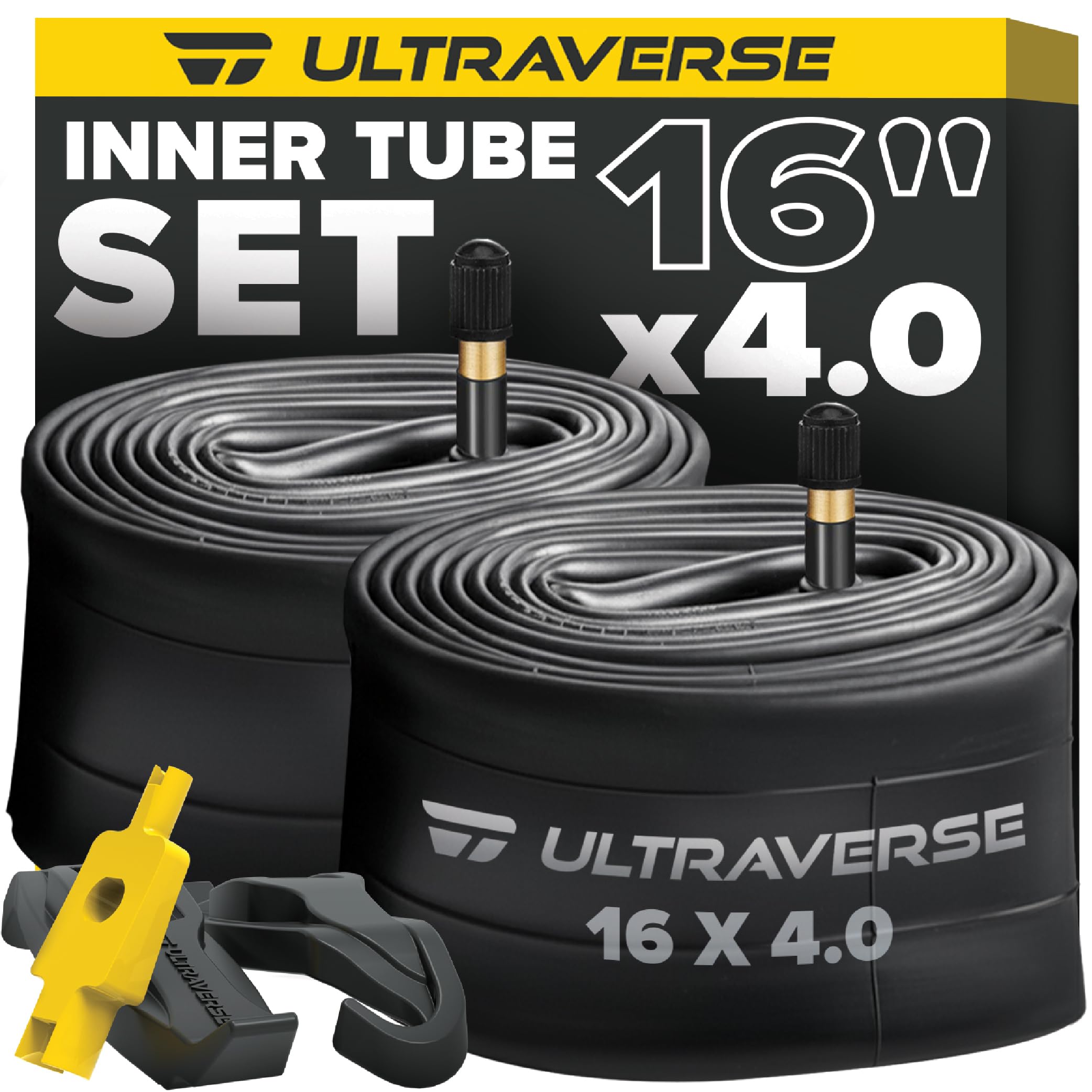 Photo 1 of Ultraverse 16x4.0 Fat Bike Inner Tube Set