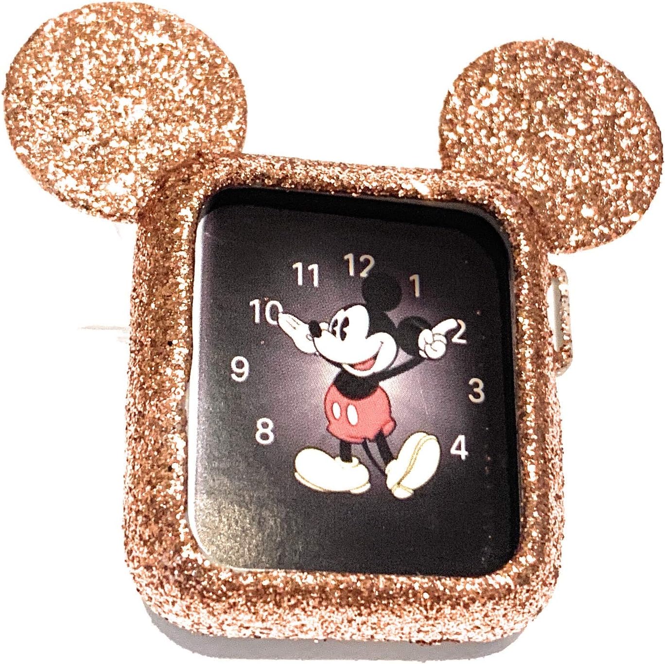 38 mm Rose Gold Mickey Apple Watch case