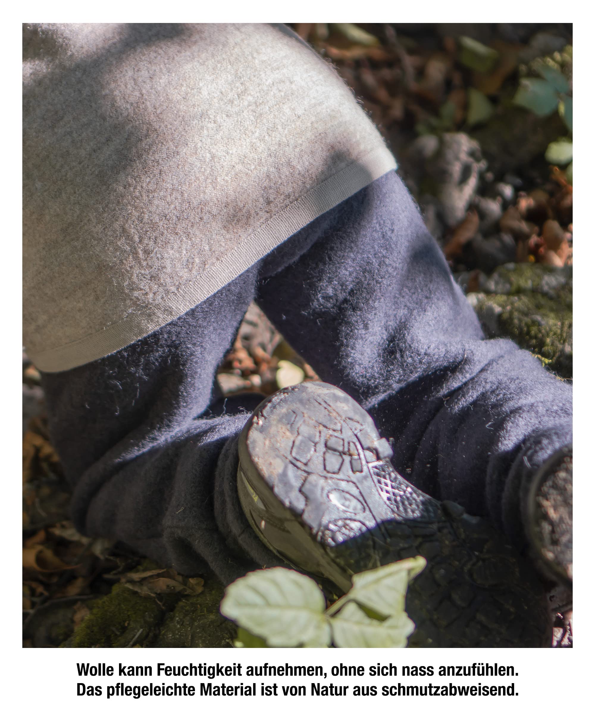 Ehrenkind® Walkhose aus Bio-Wolle & Bio-Baumwolle | Standard 100 by Oeko-TEX | Verschiedene Größen & Farben