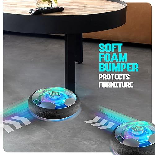 Miniatura 5 de Ninja Blast Hover - Pelota de fútbol iluminada, juegos de juguetes para interiores, regalos para cumpleaños, niños, niños a partir de 3 años