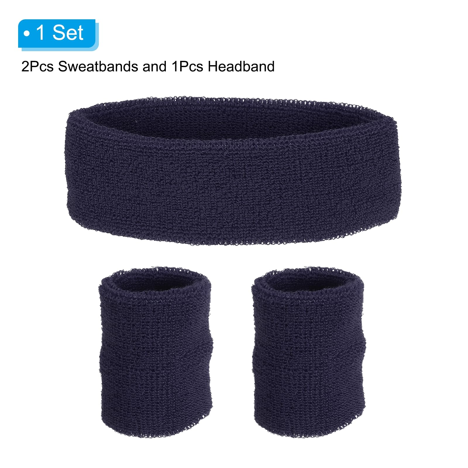PATIKIL Sports Wristbands Headband Set - Image 3