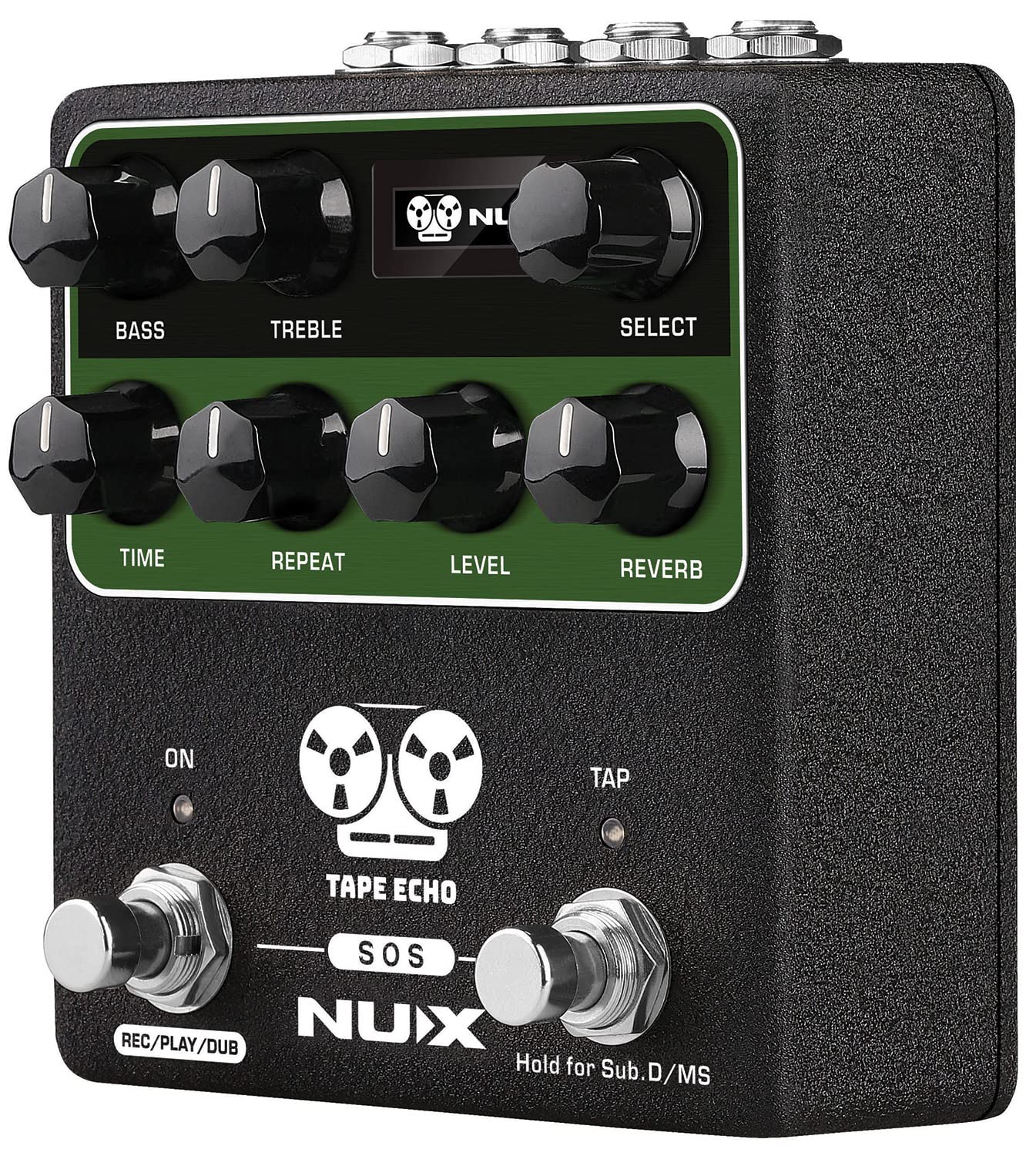 NUX -NDD7 - Pedale Echo Tape con Midi, Verde