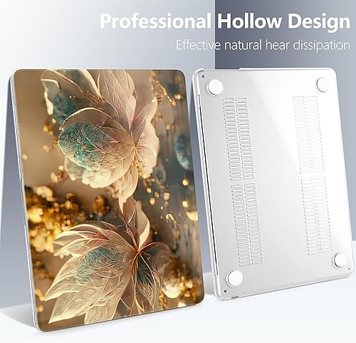 Miniatura 5 de Batianda Funda para MacBook Air de 13 pulgadas modelo A2681 2022 con chip M2, funda protectora de teclado rígida diseñada y protector de pantalla