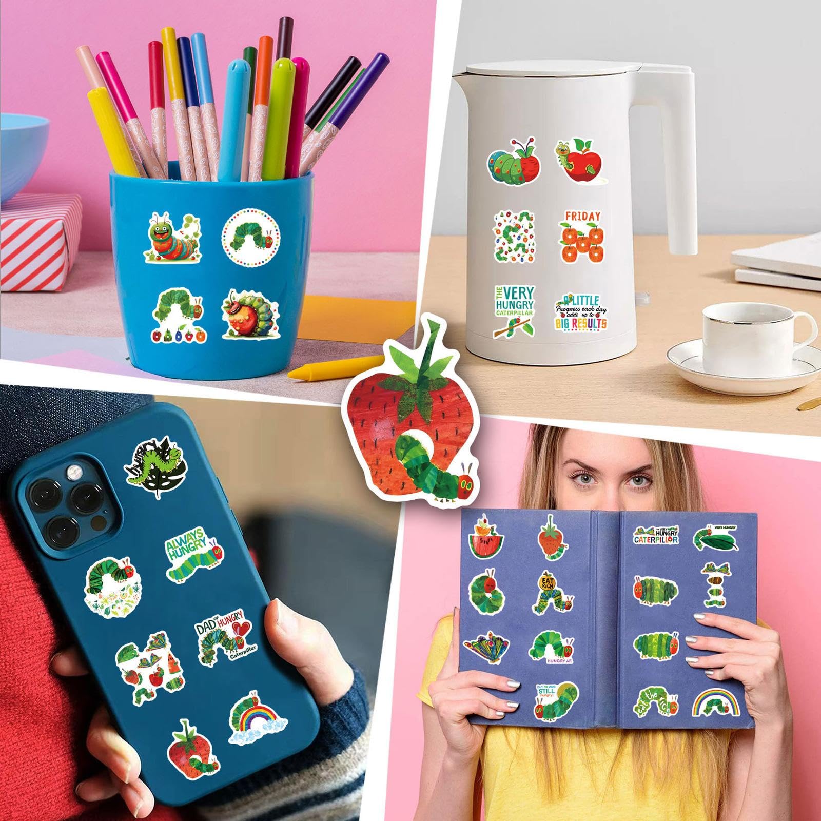 Strawberry Shortcake Stickers 55pcs The Very Hungry Caterpillar ...