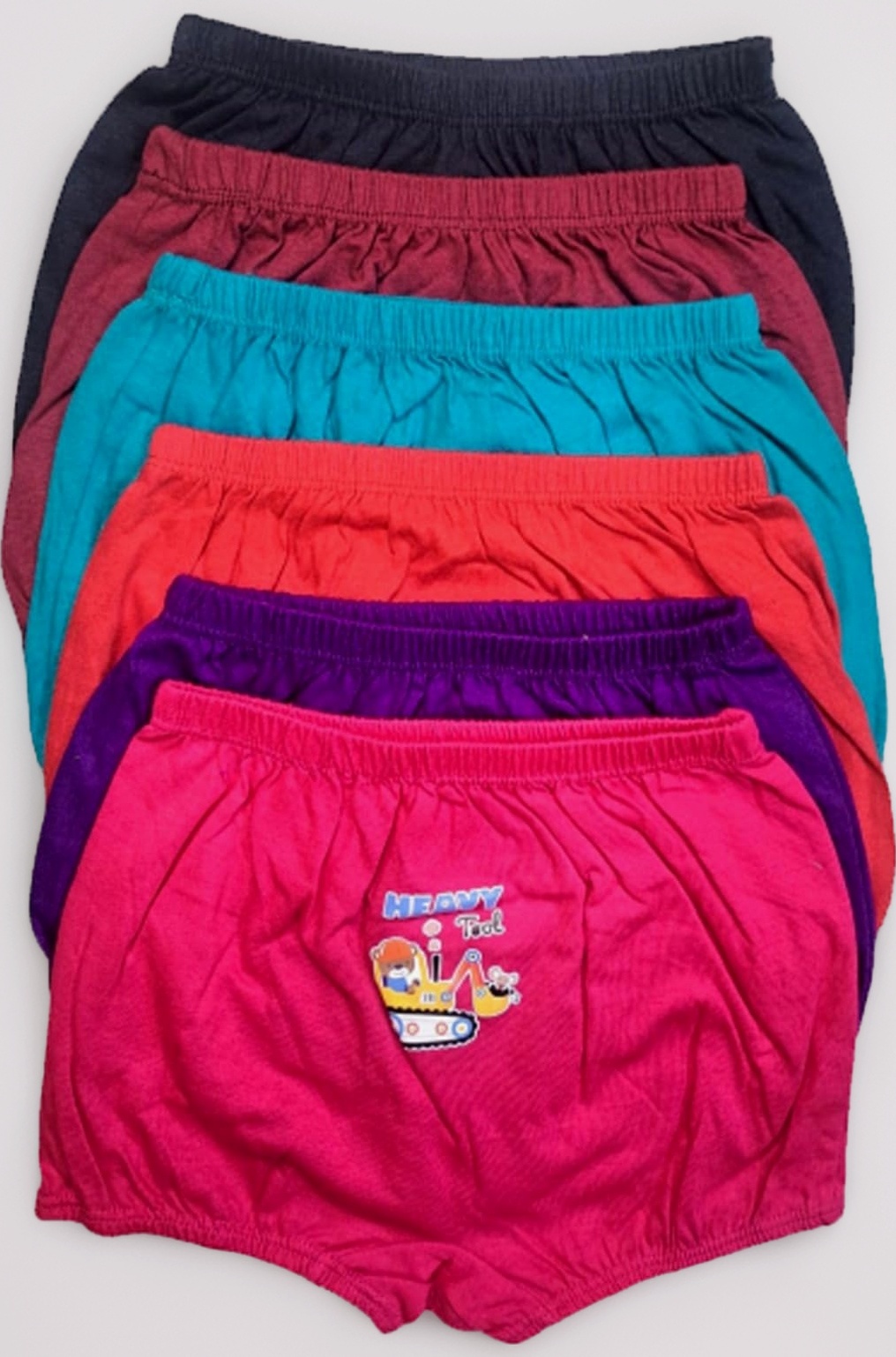 Girls Cotton Panty (Pack of 6)