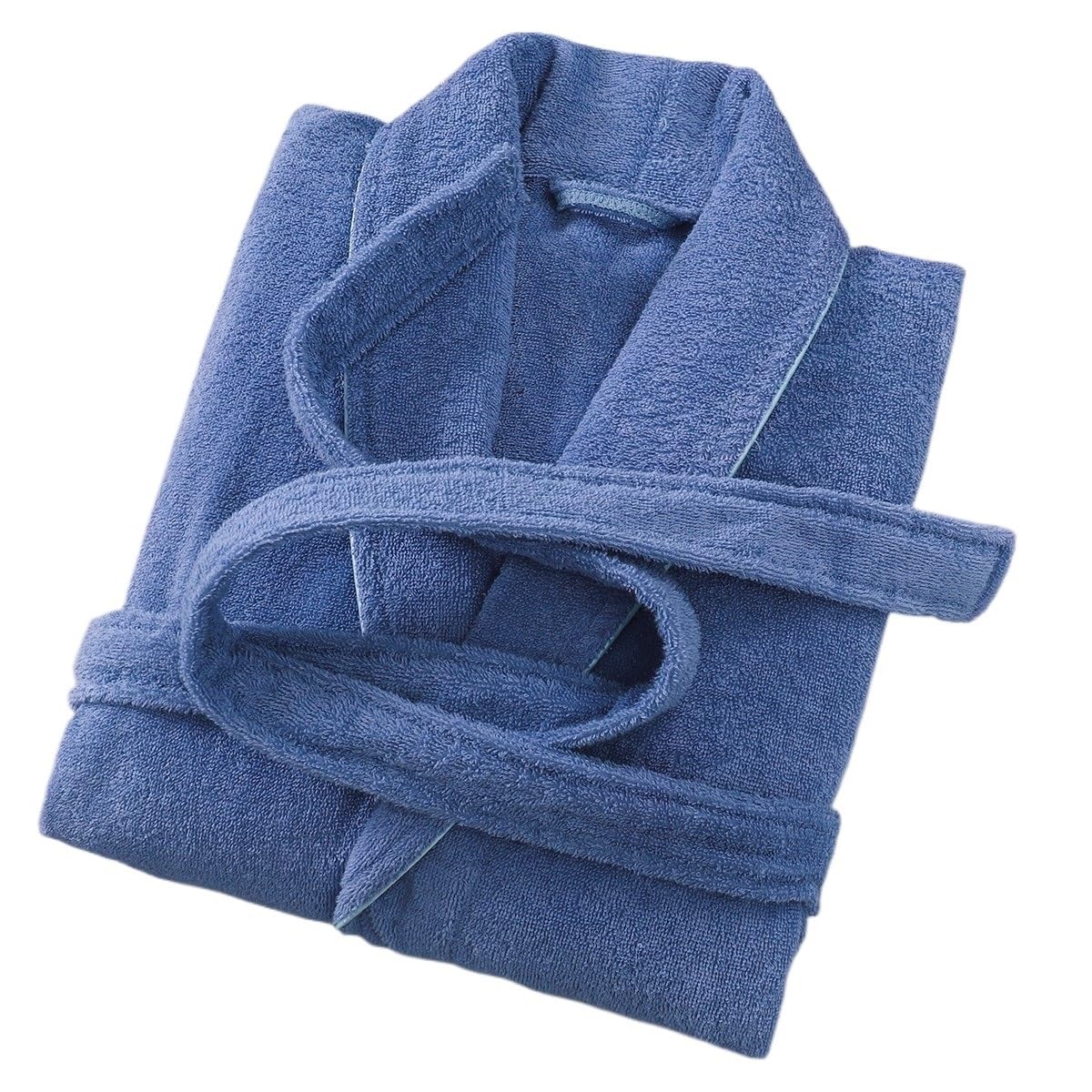 Albornoz,Bata de Baño Albornoz de baño Blanco for Mujer, Bata de Hotel, Sauna y Piscina, Bata de Felpa de algodón Suave, Bata de baño Larga de Gran tamaño for Hombres(Blue,Women Large)
