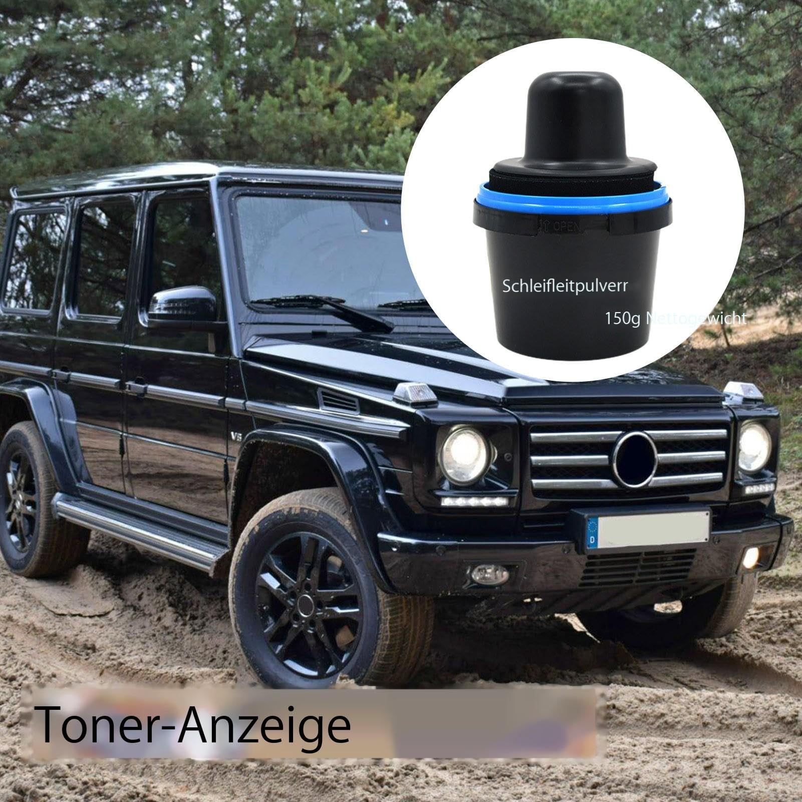 Dry Guide Coat Powder – Guía de lijado, Polvo para guía, guía para el cuerpo, lámina autoadhesiva simple con asa, reutilizable, sin goteo, polvo de recubrimiento de guía