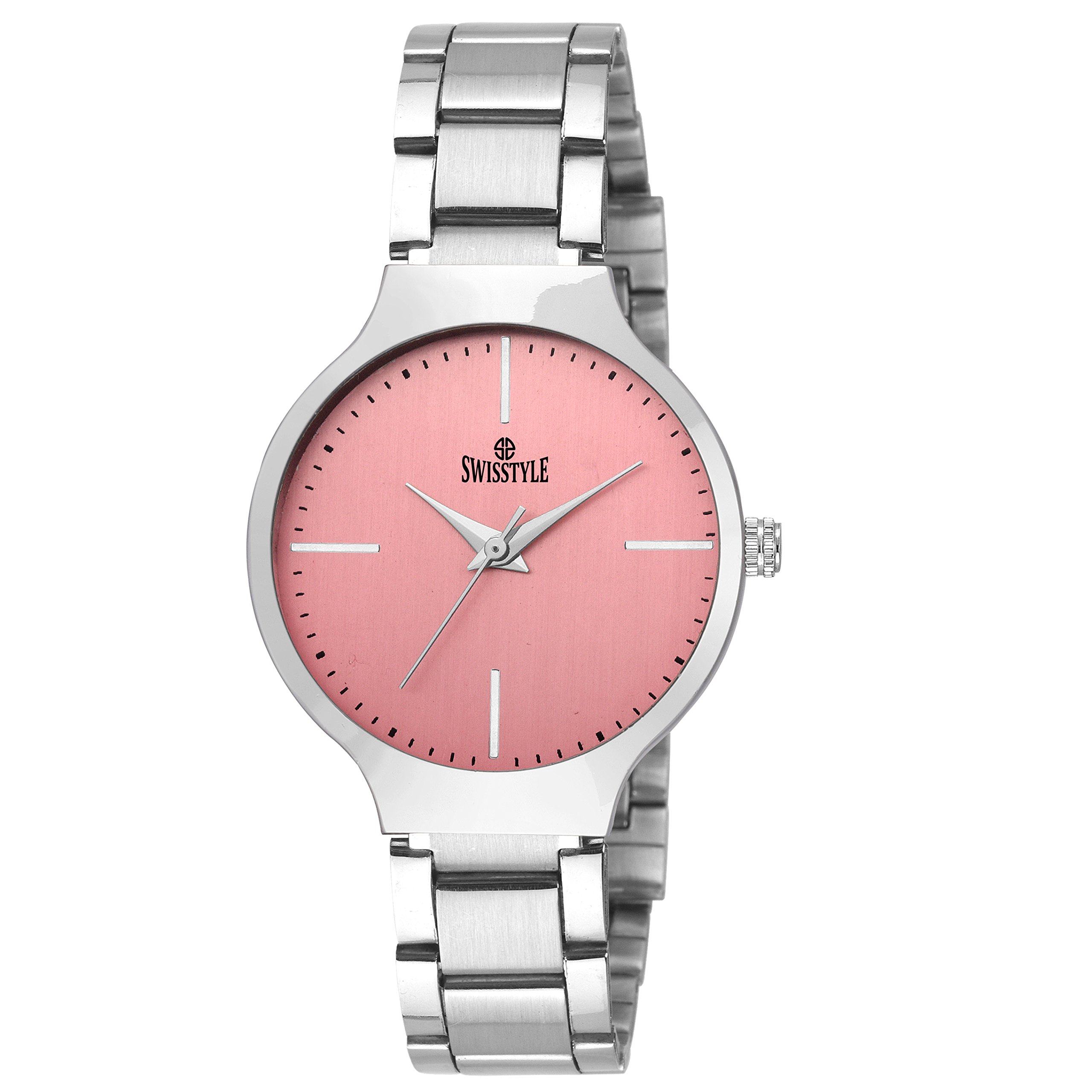 Swisstyle Analogue Pink Dial Womens Watch-Ss-Lr823-Pnk-Ch (B01MR3KVBT) Amazon Price History, Amazon Price Tracker