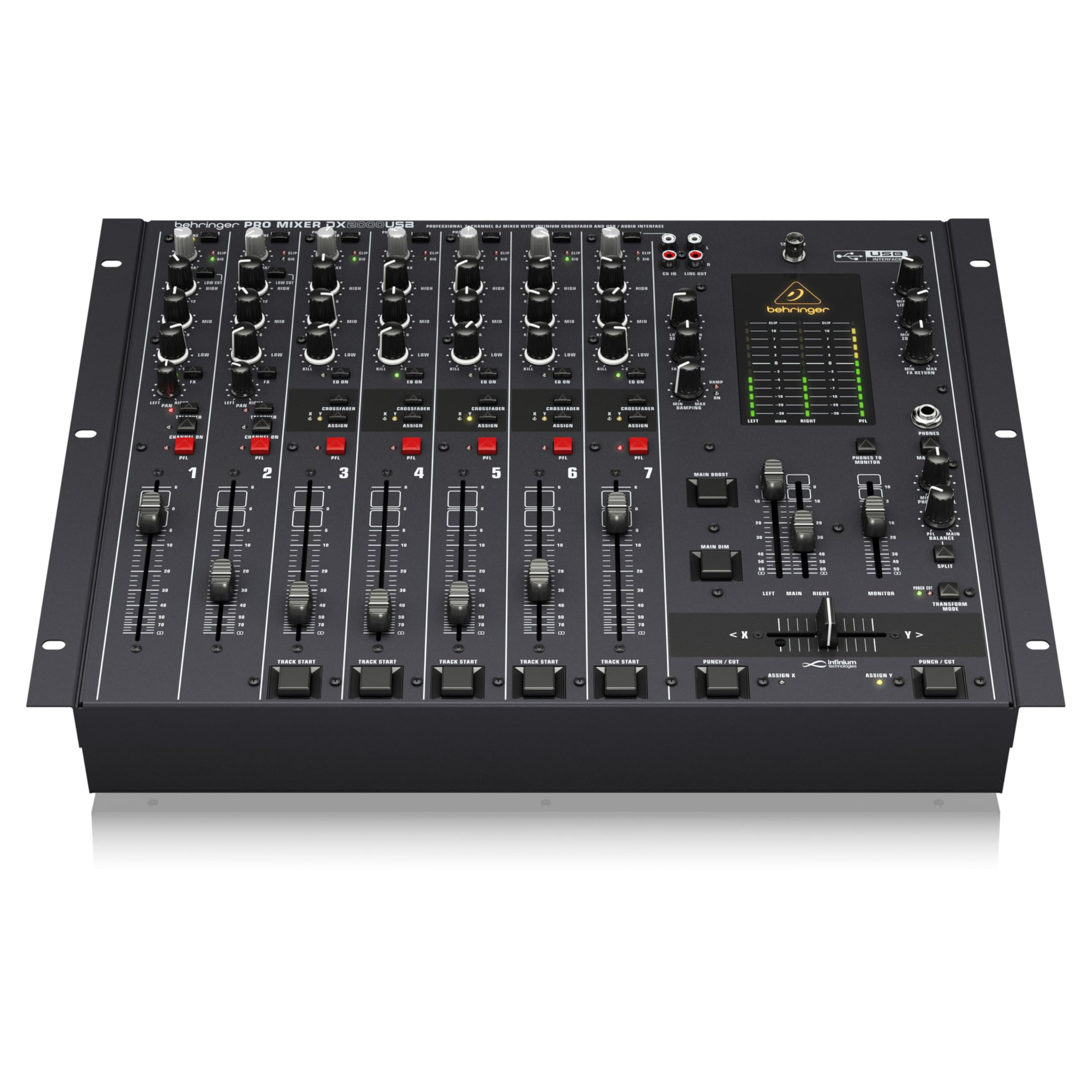 Amazon.com: Behringer PRO MIXER DX2000USB Professional 7 Channel