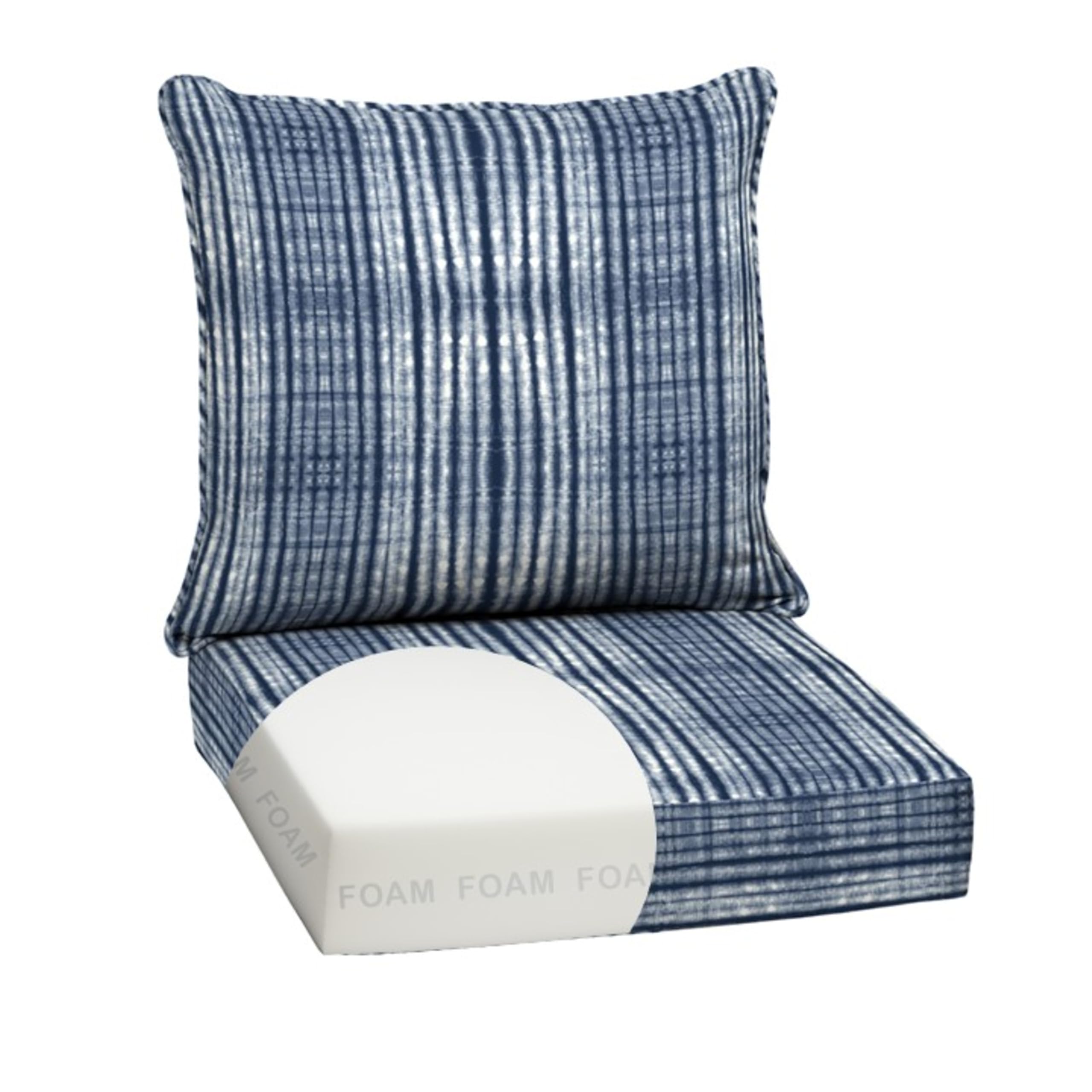 Amazon.com : Arden Outdoor Deep Seat Cushion Set, Foam, 24x24
