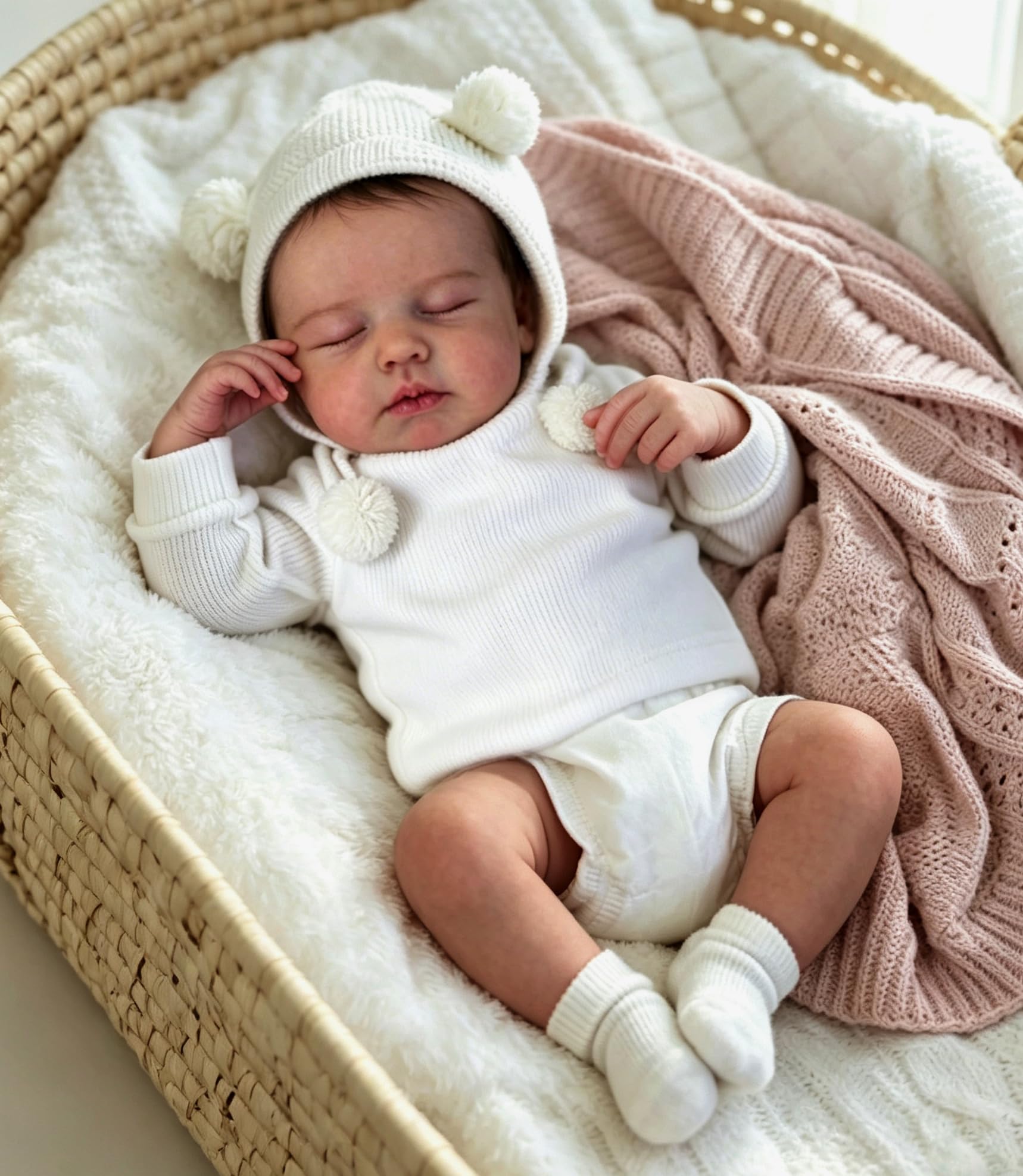 Zero Pam Bebe Reborn Fille Corps Complet 50CM Poupées Reborn Fille