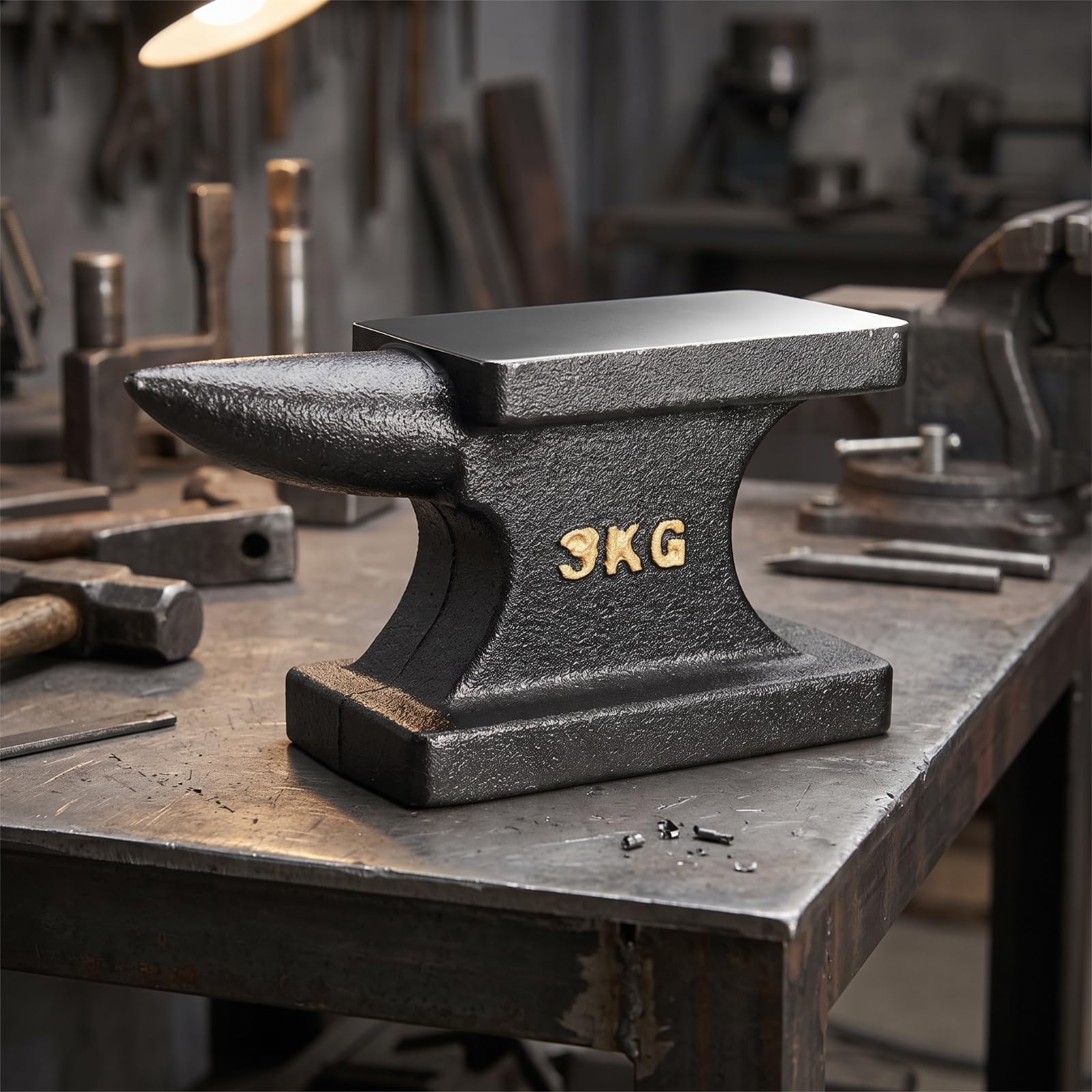 Korrosionsbeständig Schmiede | Robuste konstruktion, Einzel, Flache Arbeitsfläche, Juwelier, für Werkstatt, Garage, Heimwerker, 3KG