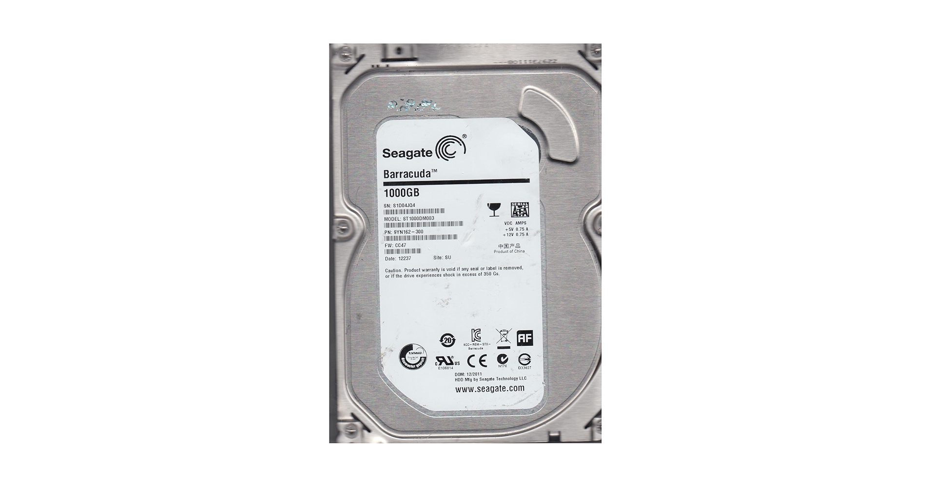 Amazon.com: Seagate ST1000DM003 1TB 7.2K SATA 3.5 6G HDD