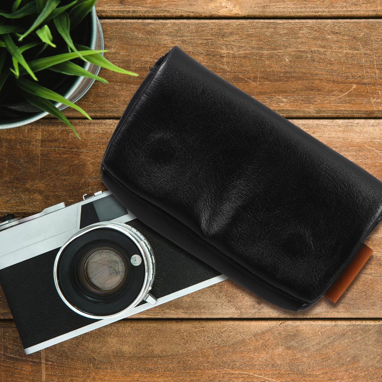Camera Storage Bag Compact Protective Camera Case Lightweight Carrying Pouch 6.10X3.74X1.57 Inches