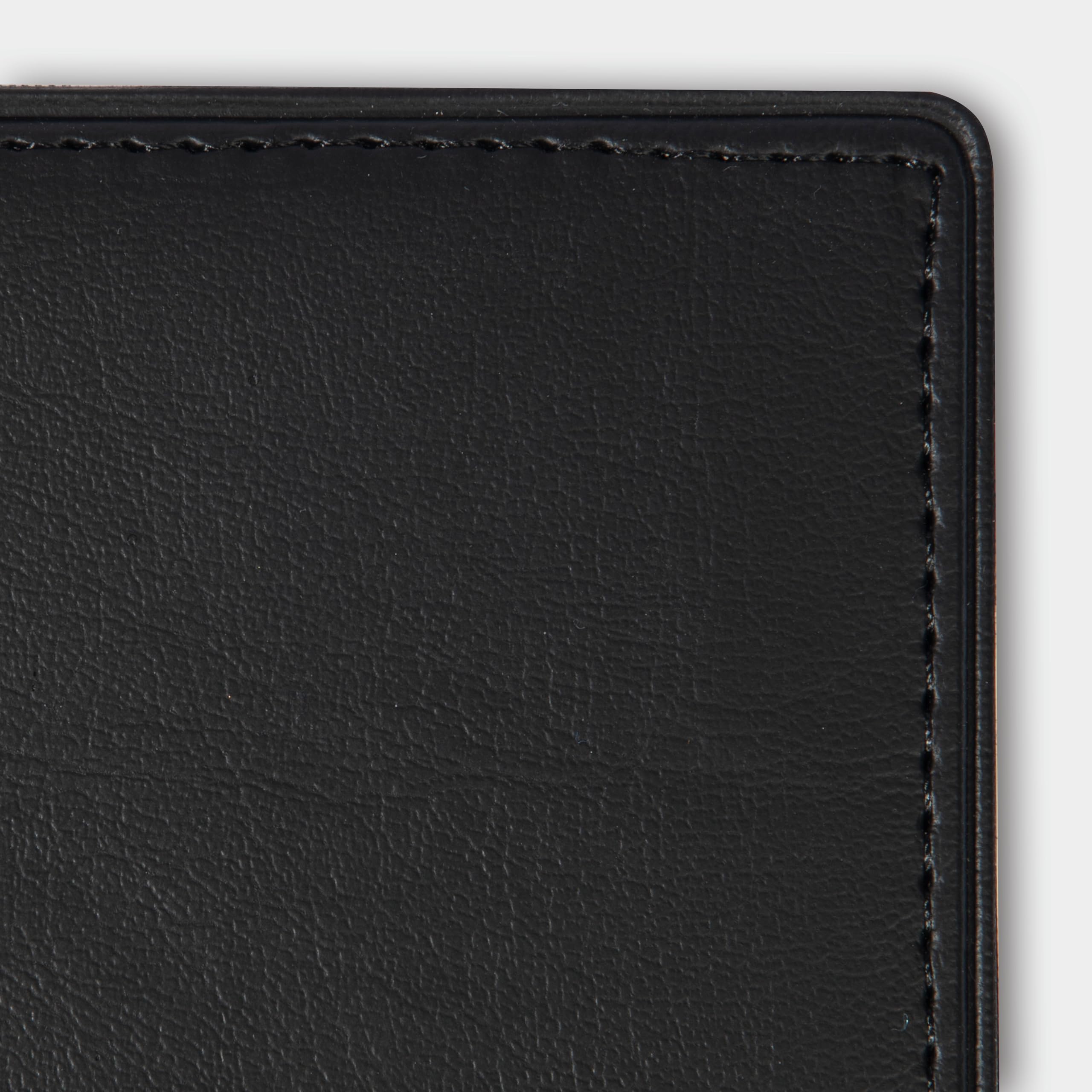 SIGEL EF610 Schutz-Einband für Formulare A6 quer (z. B. Fahrtenbuch, Quittung), mit praktischen Einstecktaschen für Belege und integriertem Stifthalter, schwarz