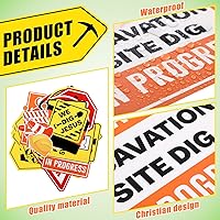 Vista 3 de Harloon 67 piezas de decoración de aula de construcción cristiana, tableros de anuncios de bienvenida religiosa, recortes de letreros de viaje por