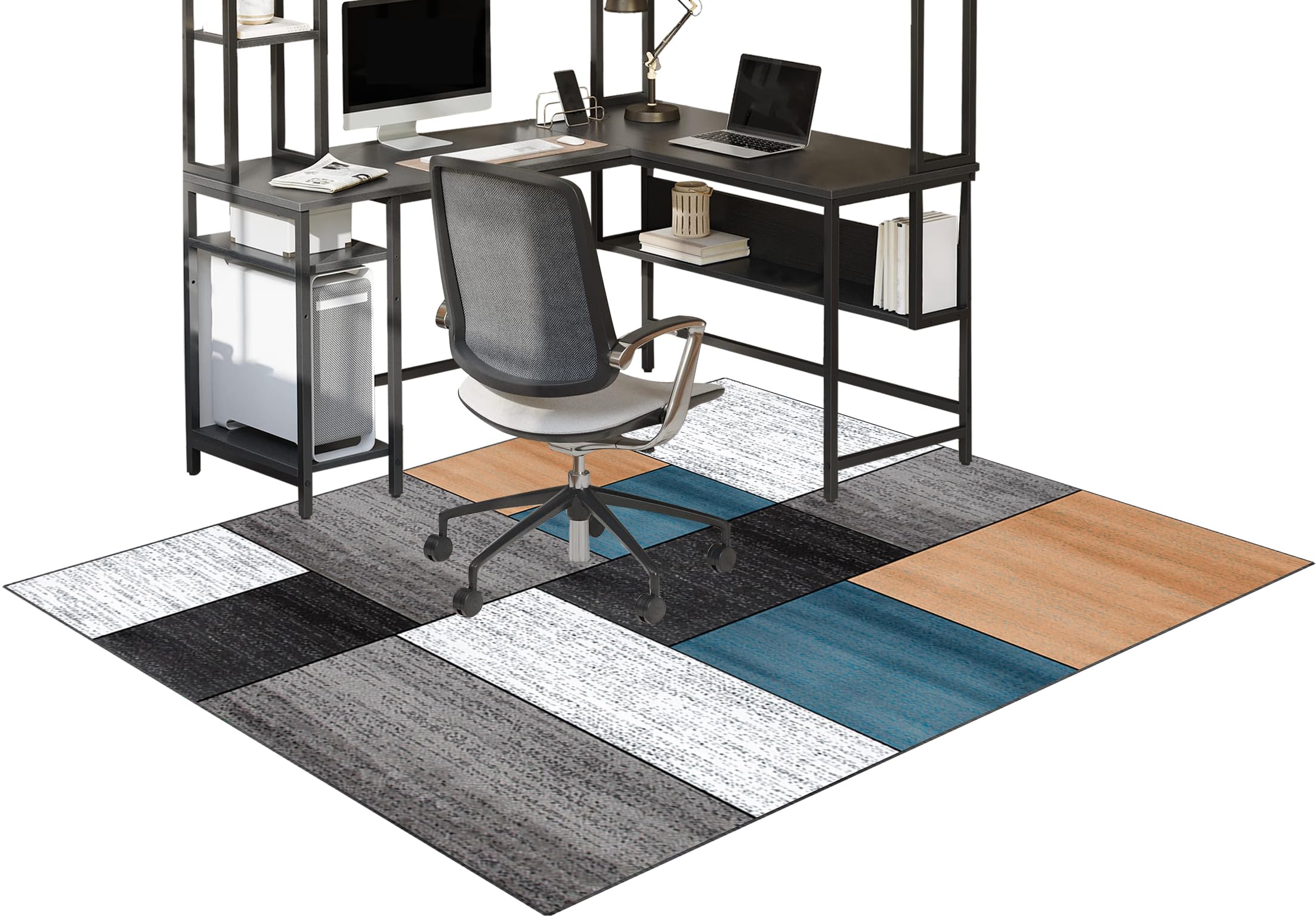 Tappeto per Sedia Gaming Tappeto Salvapavimento Protezione Parquet Tappeto Sedia Ufficio Tappetino Protettivo per Pavimenti Duri Ufficio protettore del Pavimento 140 x 180 cm
