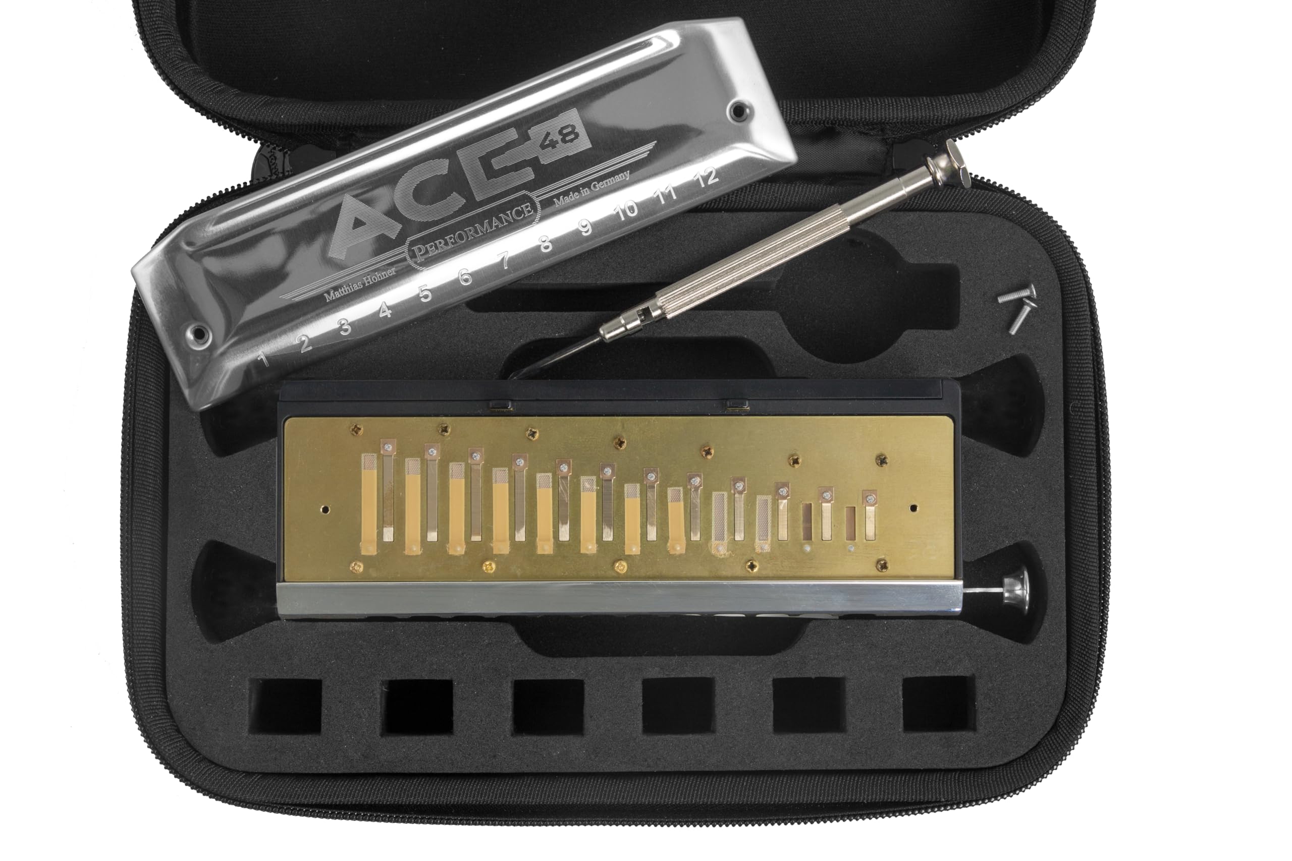 Amazon | HOHNER ホーナー ACE 48 クロマチック ハーモニカ 12穴
