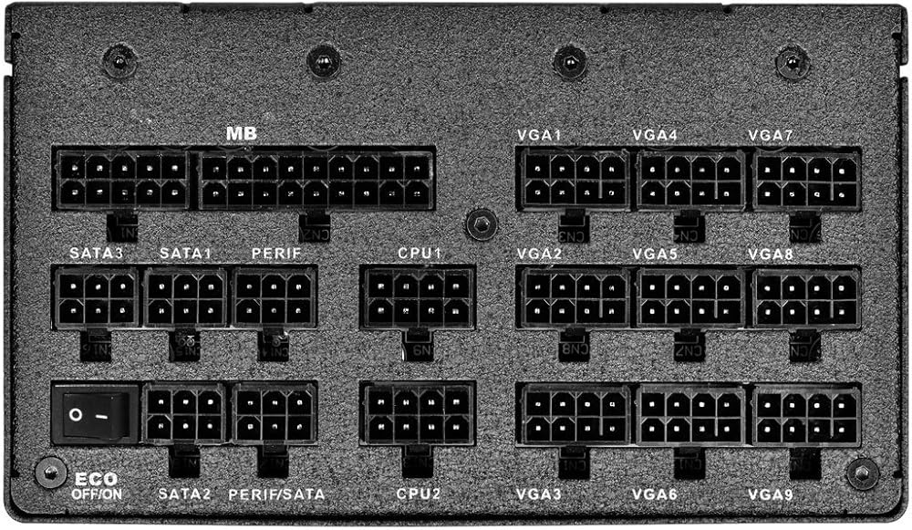 EVGA Supernova 1600 P2, 80+ Platinum Certified 1600W Fully Modular Power Supply with ECO Mode and SLI/Crossfire Ready thumbnail 5