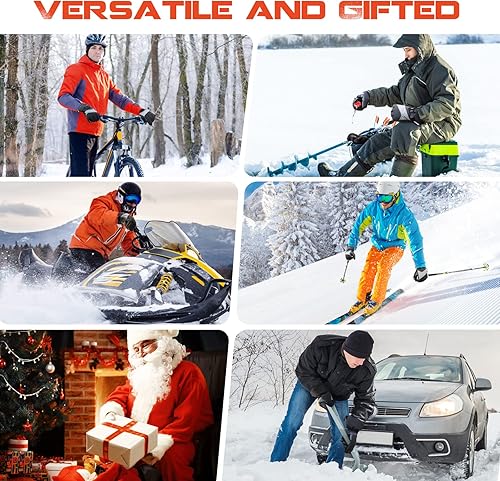 Miniatura 6 de COFIT Electric Battery Heated Gloves for Men and Women Waterproof Rechargeable Ski Gloves with 3M Thinsulate Winter Gloves for Skiing Snowboarding