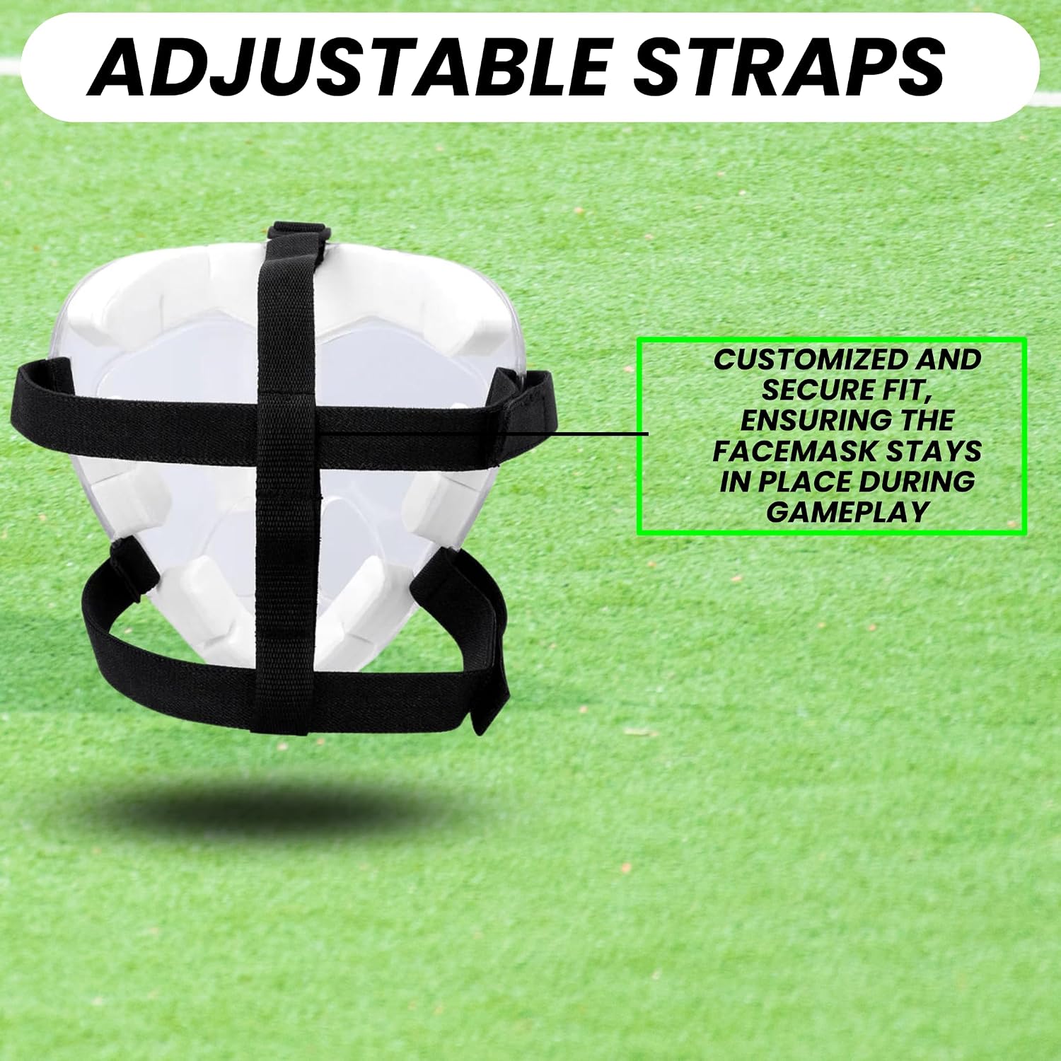 Osaka Field Hockey Facemask, Elite Protection, Lightweight, Enhanced visability