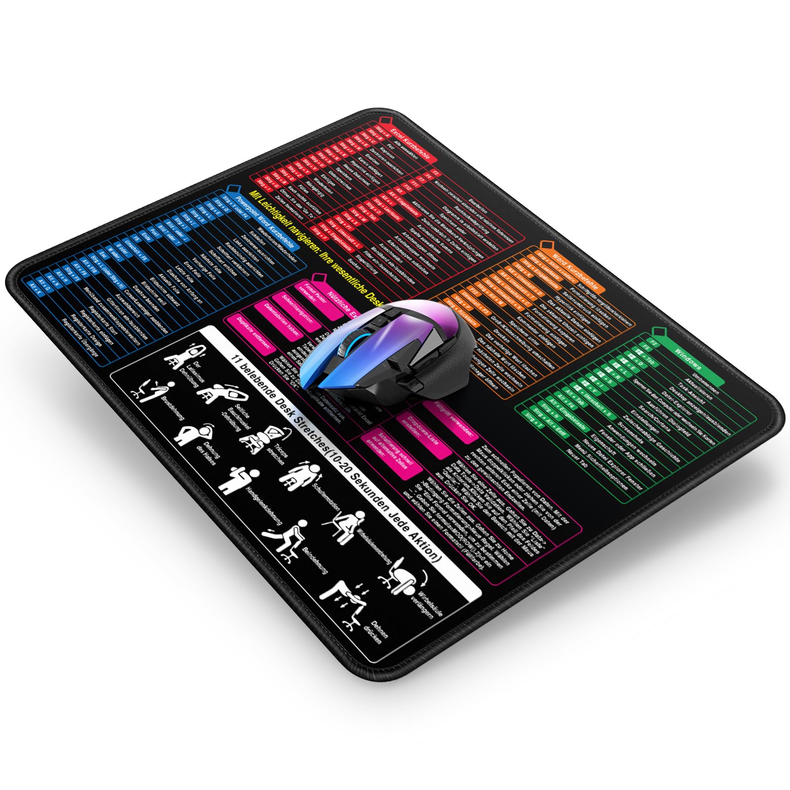 Excel Tastaturkürzeln Mousepad
