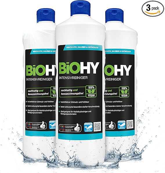 BiOHY Limpiador intensivo (3 botellas de 1 litro)
