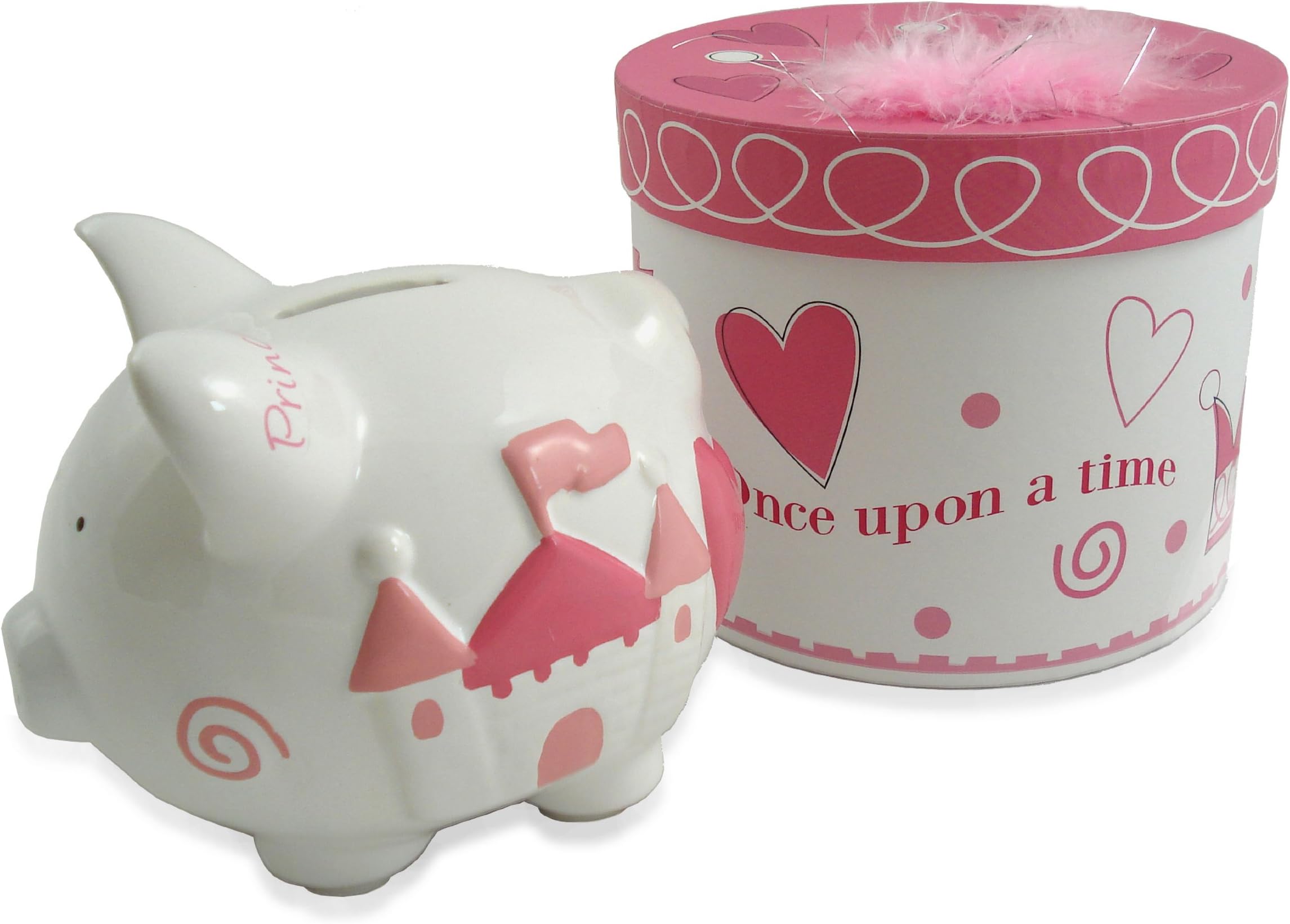 Princess Ceramic Piggy Bank with Gift Box