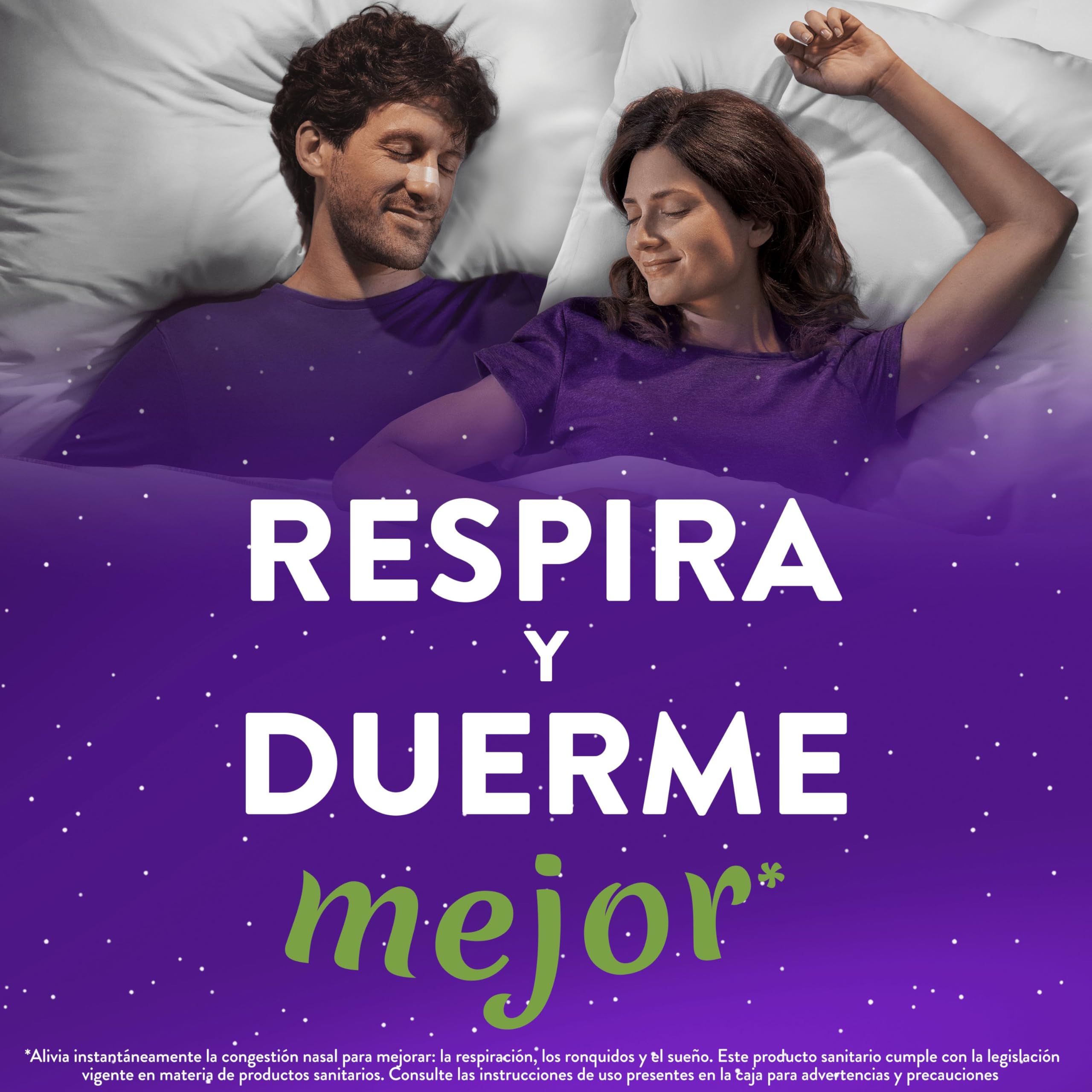 ZzzQuil Tiras Nasales Sueño 52 Unidades, Alivia Congestión y Ronquidos