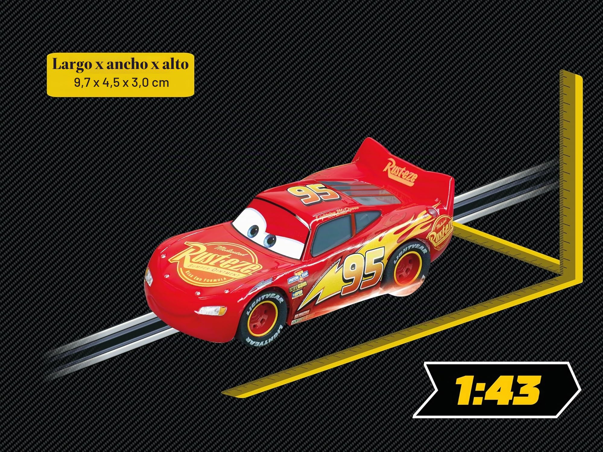 Carrera - 20064150 - Disney·Pixar Cars - Lightning Mcqueen - Neon Nights
