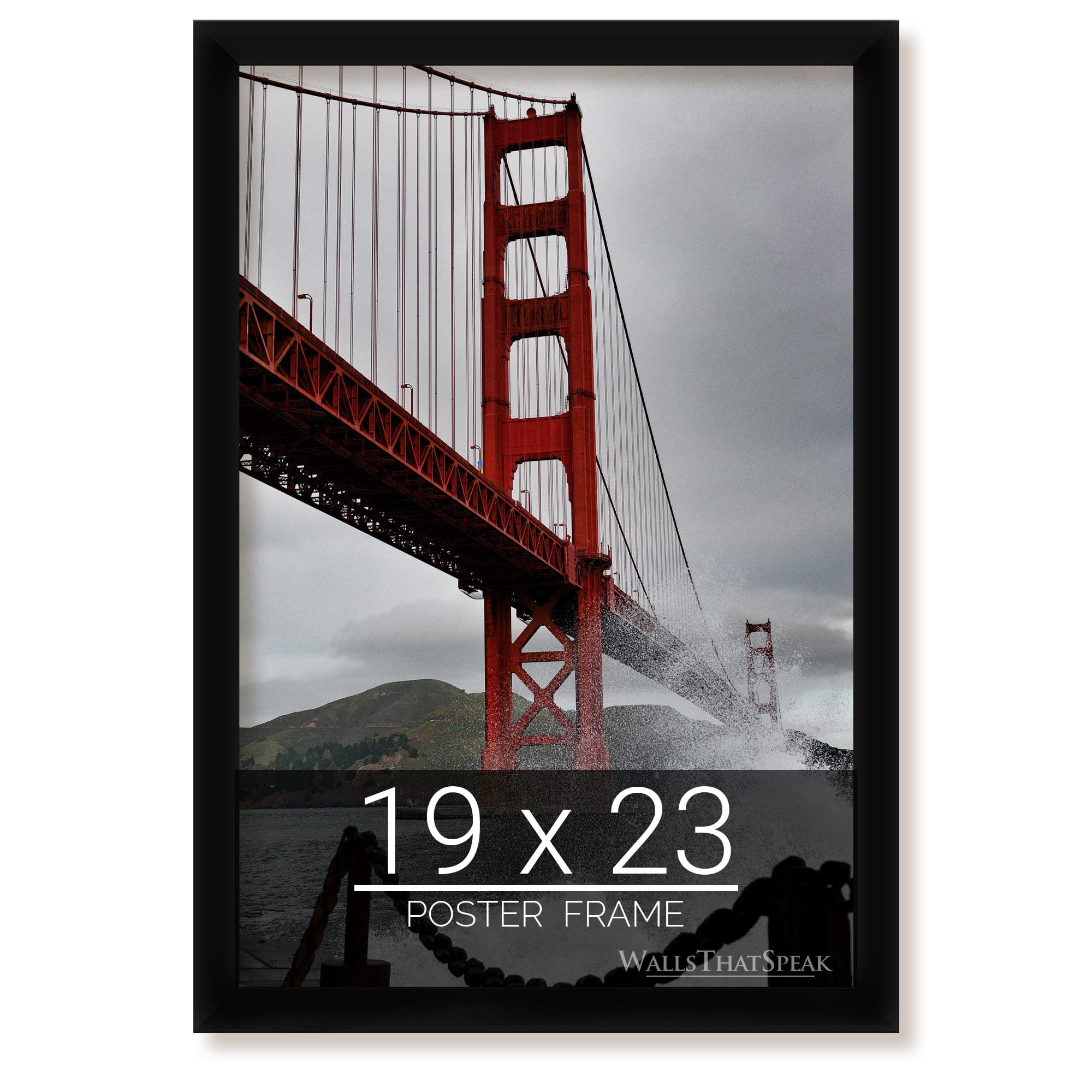 19x23 Black Picture Frame by wallsthatspeak