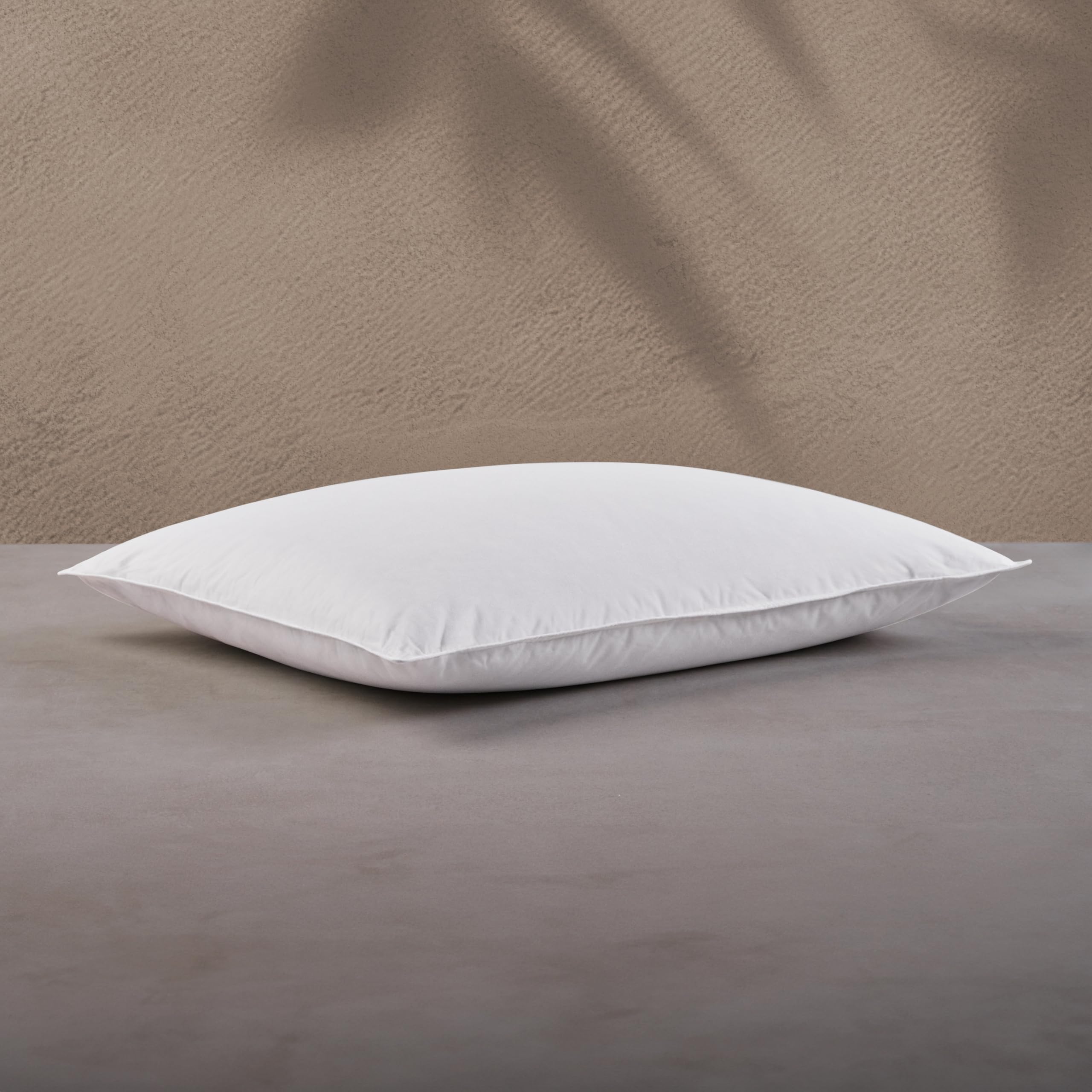 Bellazure Duo: Soft Back & Stomach Sleeper Pillow - Feather & Down Pillow Hotel & Resort Quality Pillows - Hypoallergenic Pillow That Maintains Shape - Queen Size Pillow