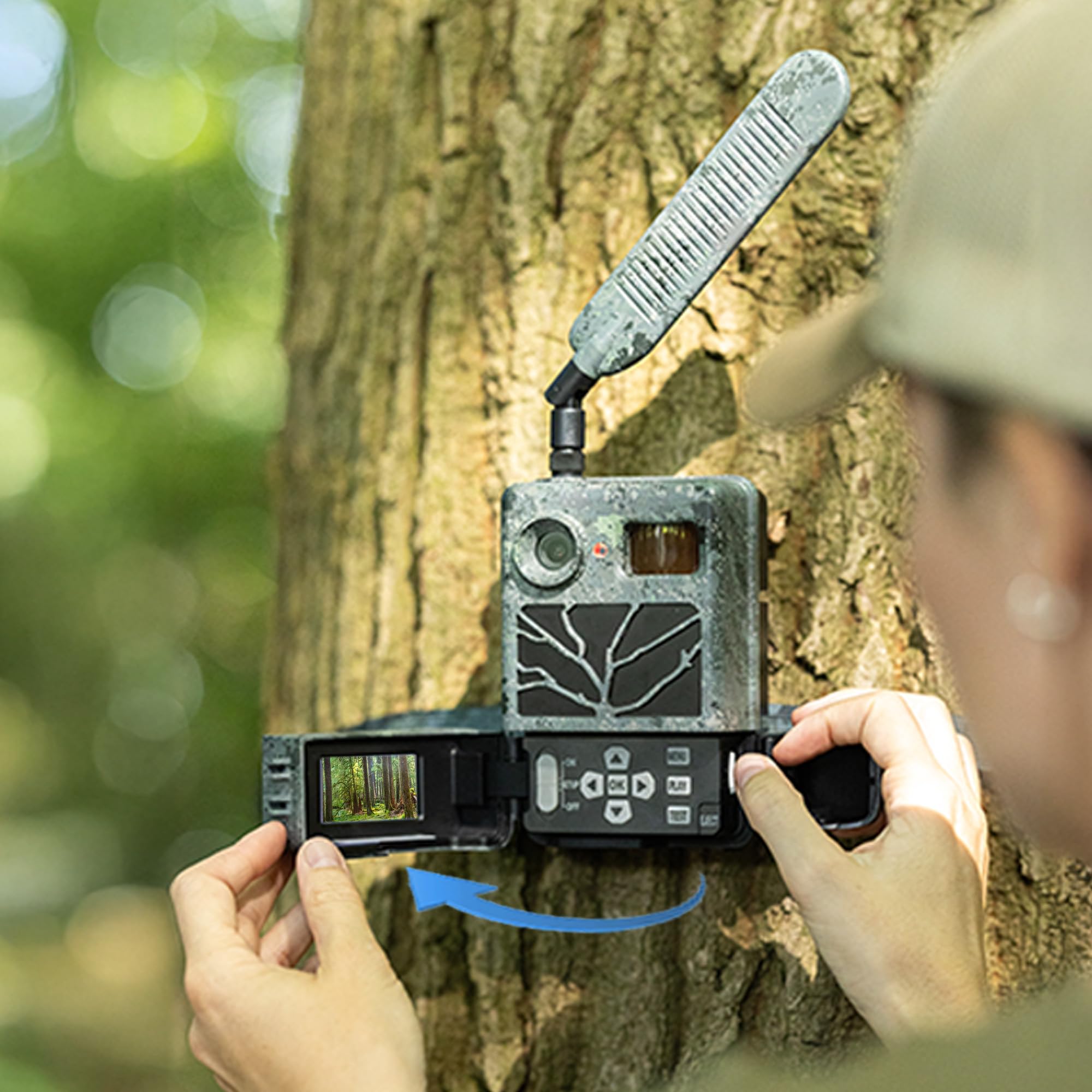 ZEISS Secacam 3 60° - 4G Premium Wildkamera mit Handyübertragung App, SIM-Karte, 32 GB interner Speicher, 940 nm LEDs, APP-Steuerung, Bewegungsmelder Nachtsicht, Ideal für Tierbeobachtung & Sicherheit