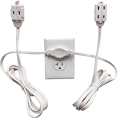 W4W Dual Extension Cord Splitter