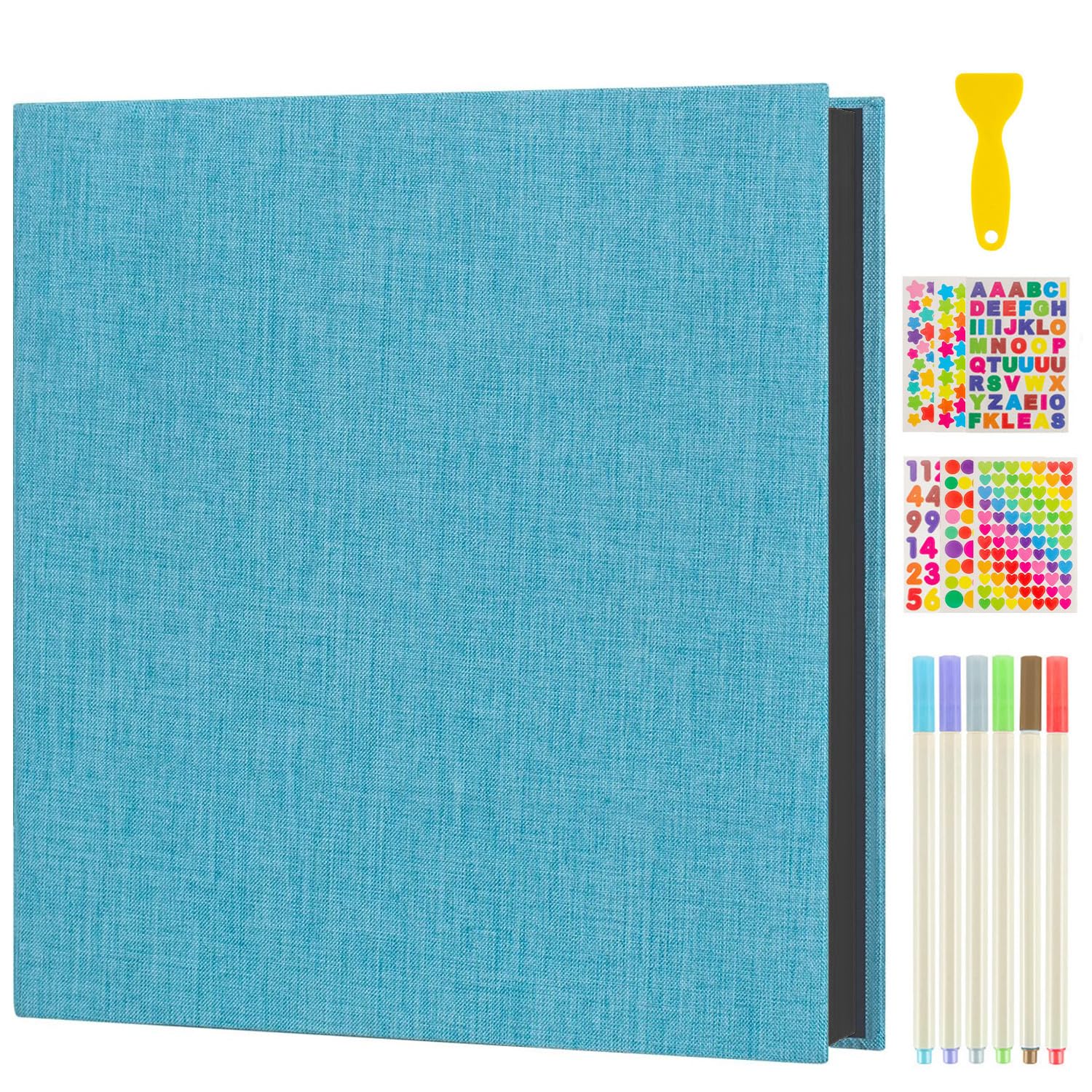 2x Schwarze Selbstklebende Fotoalben Spiralgebunden Produktbild-Vorschau 5