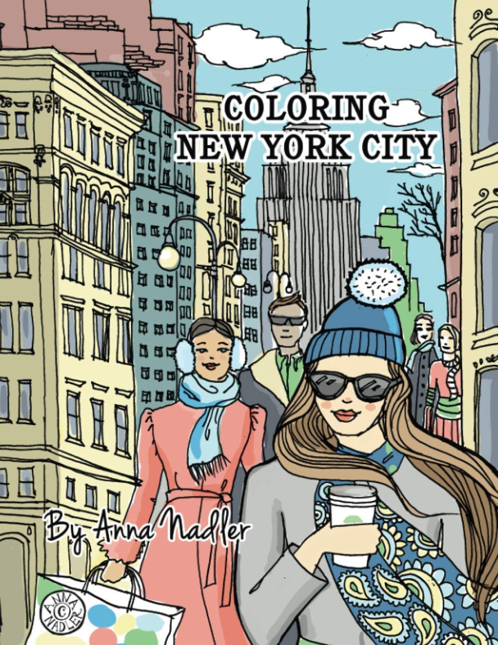 Coloring New York City 24 Famous New York City sites for you to color