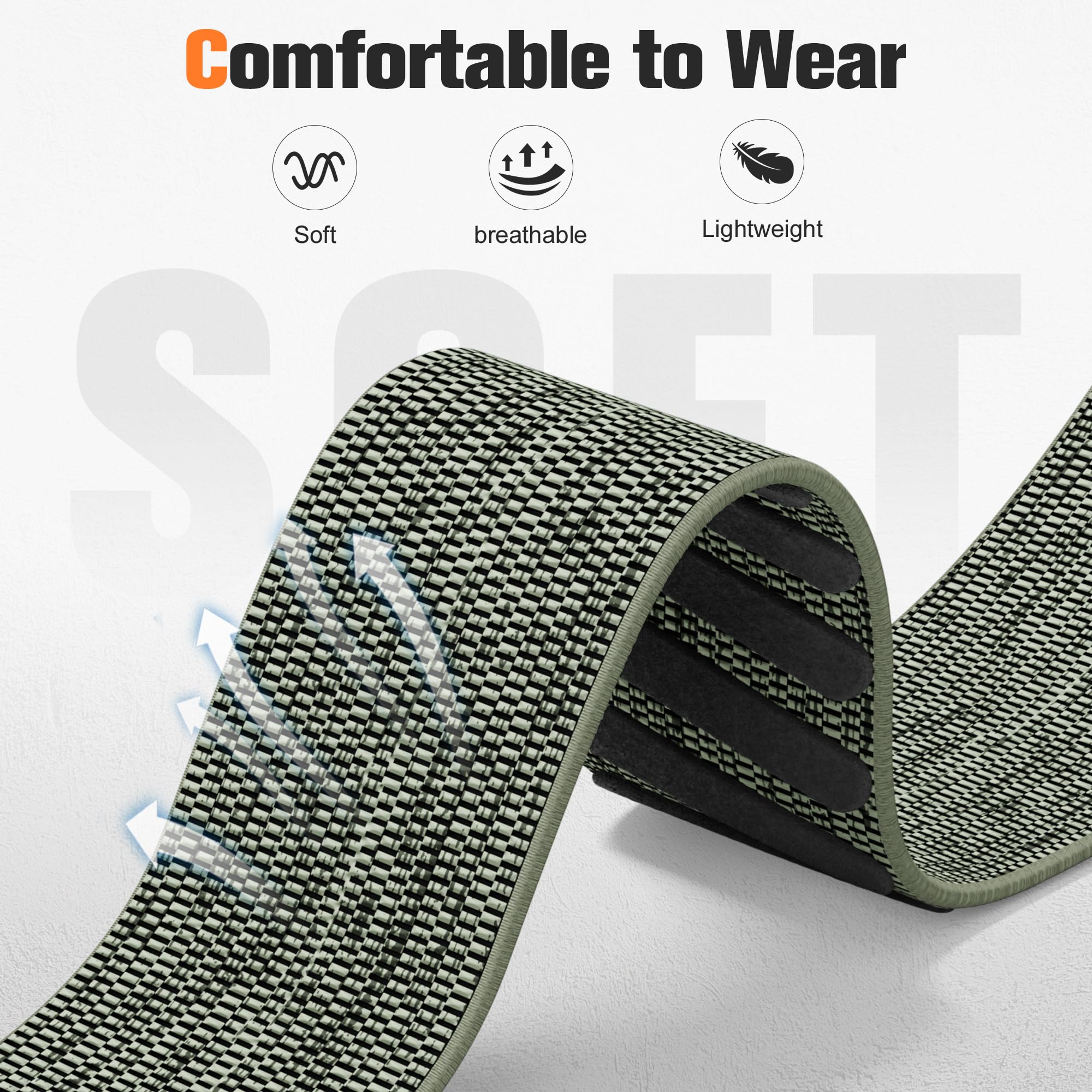 Whoop 5.0 Replacement Band - Getino Nylon Strap -3 Whoop 5.0 Replacement Band - Getino Nylon Strap -3