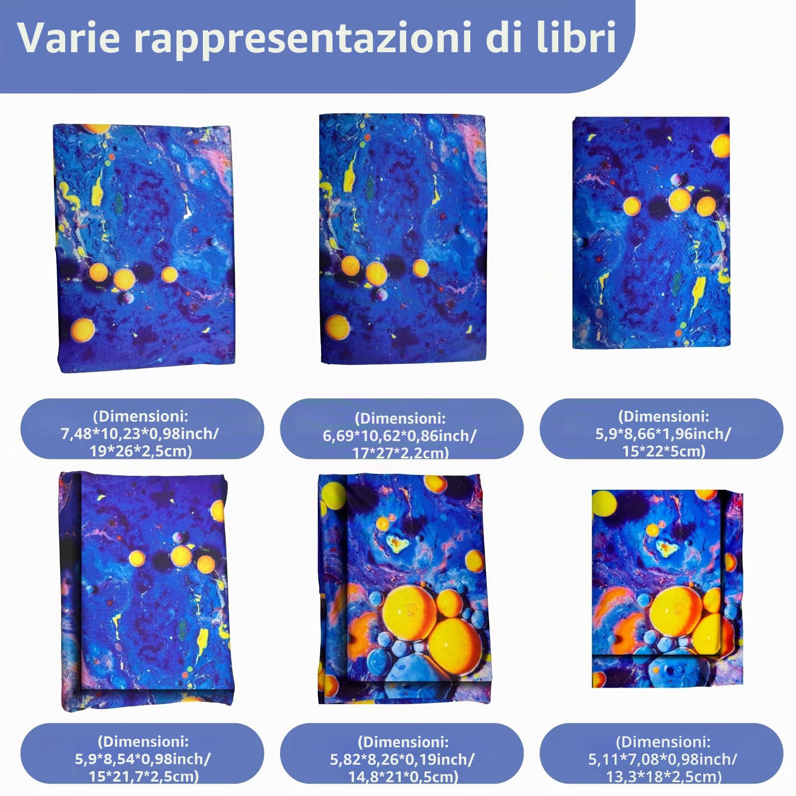 CRASPIRE Copertina per Libri Elasticizzata A Forma di Tartaruga Animale Marino Lavabile Riutilizzabile Grande in Nylon Adatta per Libri con Copertina Rigida da 9 x 11 Pollice per Studenti in Classe
