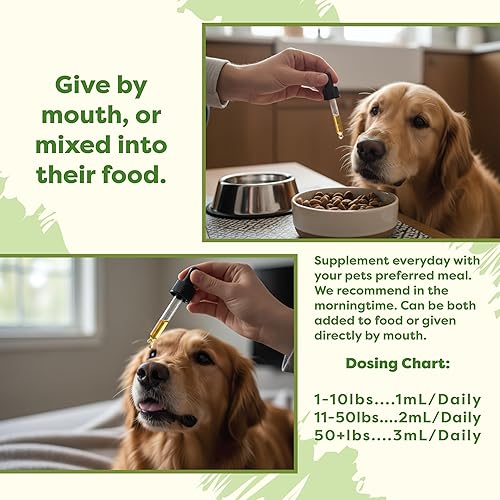 Miniatura 6 de RestoraPet Paquete de 1 multivitamínico líquido de tocino para perros y gatos  Alivio del dolor de la artritis del perro  Vitaminas de cadera y