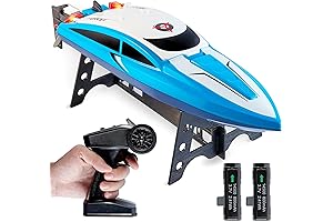 Force1 Velocity Blue Fast RC Boat: Immerse in Thrilling Aquatic Adventures