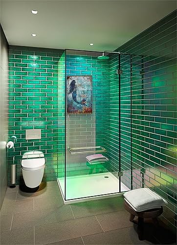 Miniatura 5 de DZQUY Letrero de metal retro con texto en inglés And To The Ocean I Go To Lose My Mind And Find My Soul Letreros de sirena para club, baño, cocina,