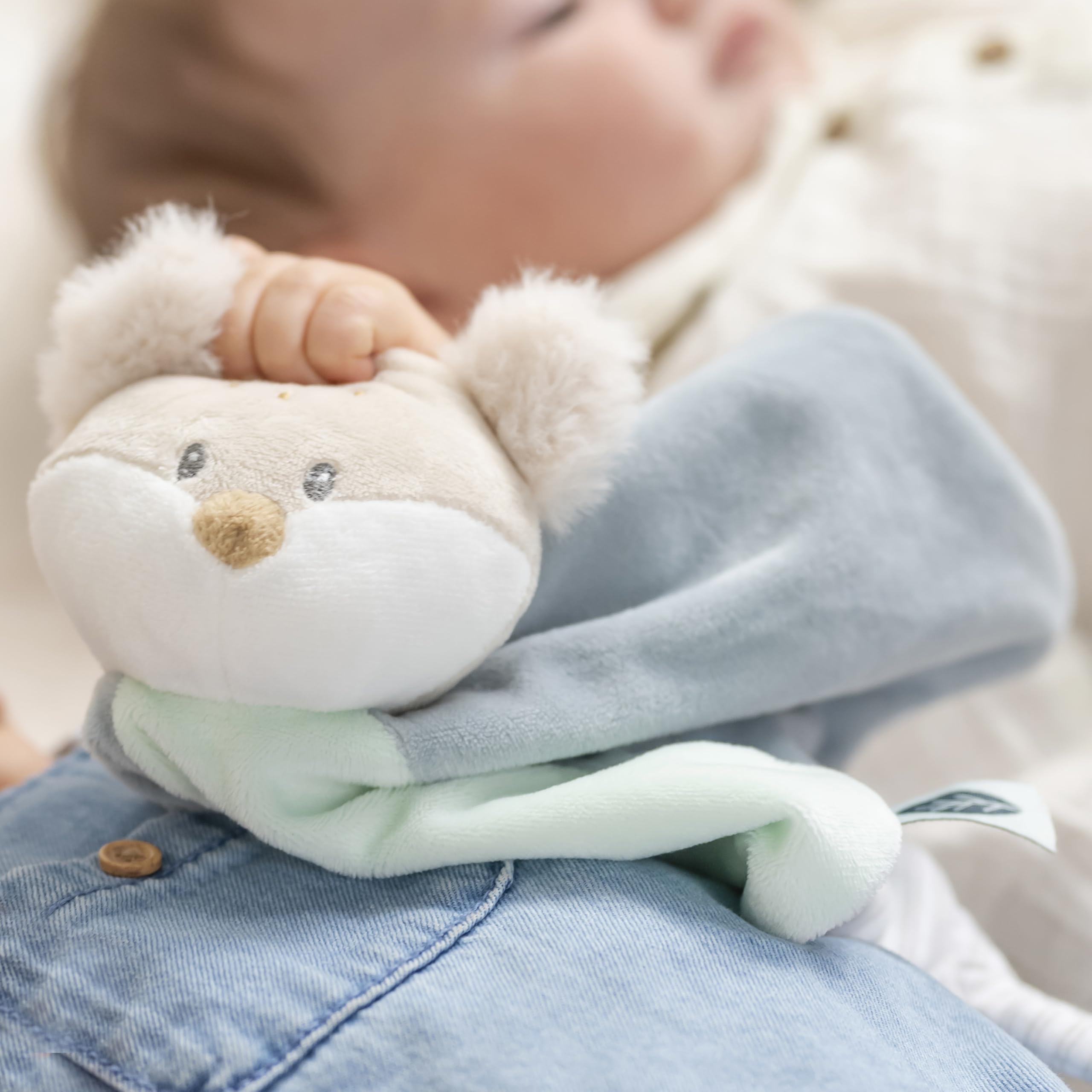 Nattou Comforter Doudou Fox FLO, OLI, Ernest, 40 cm, FLO Mint Green