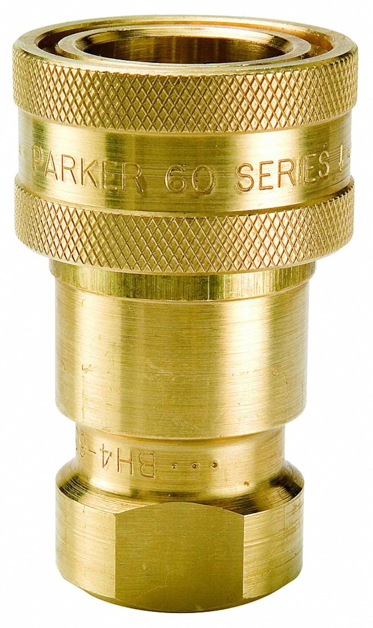 Parker Hannifin BH6-60W Series 60 Brass Multi-Purpose Quick