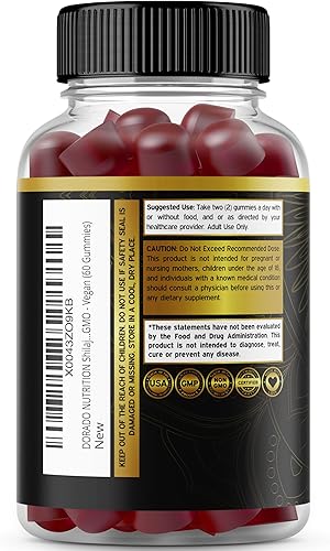 Miniatura 3 de Shilajit - Gomitas de 1000 mg (gomitas puras del Himalaya Shilajit para hombres y mujeres, grado dorado con más de 85 oligoelementos con ácido